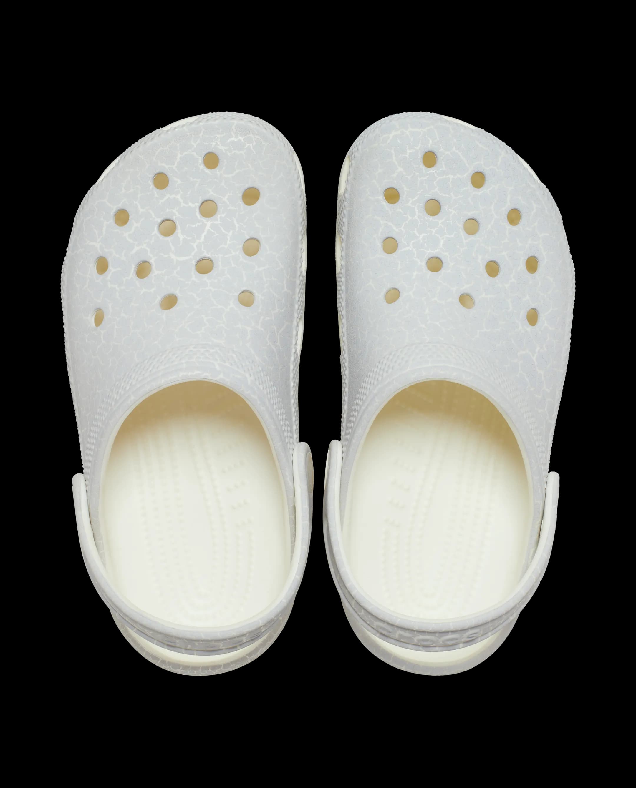 Crocs Kids' Classic Glow Crackle Clog Green