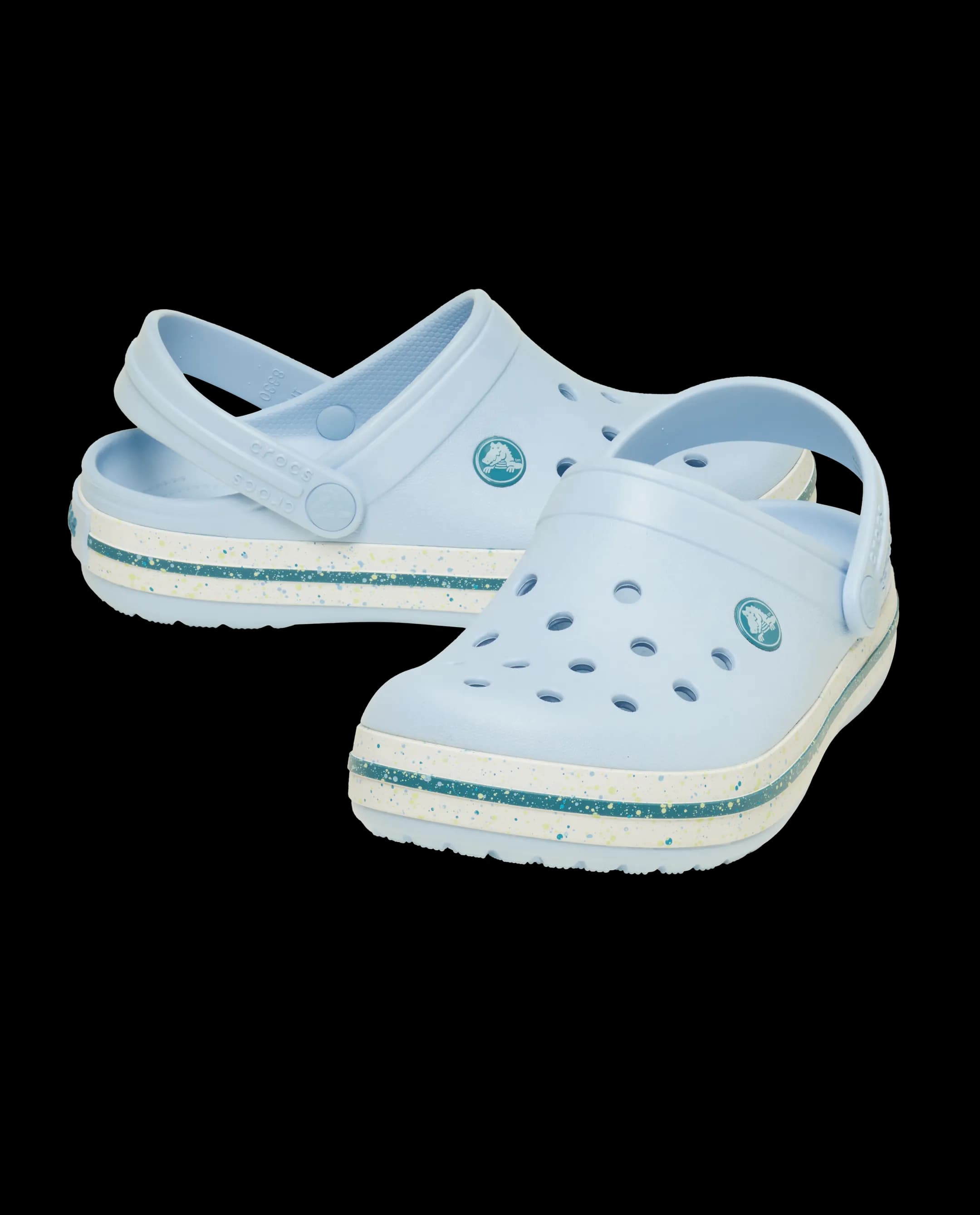 Crocs Kids' Crocband Speckled Band Clog Blue