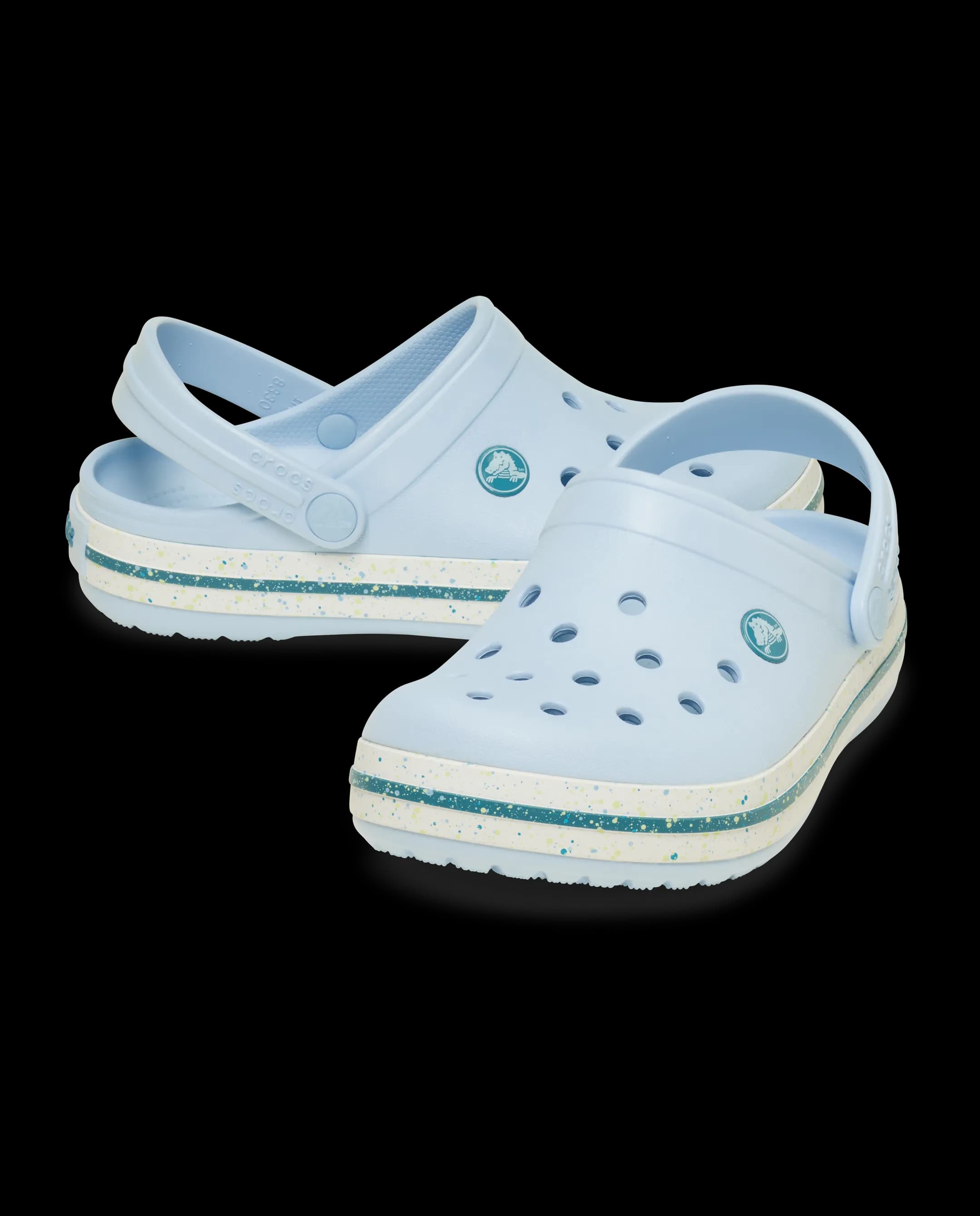 Crocs Toddlers' Crocband Speckled Band Clog Blue
