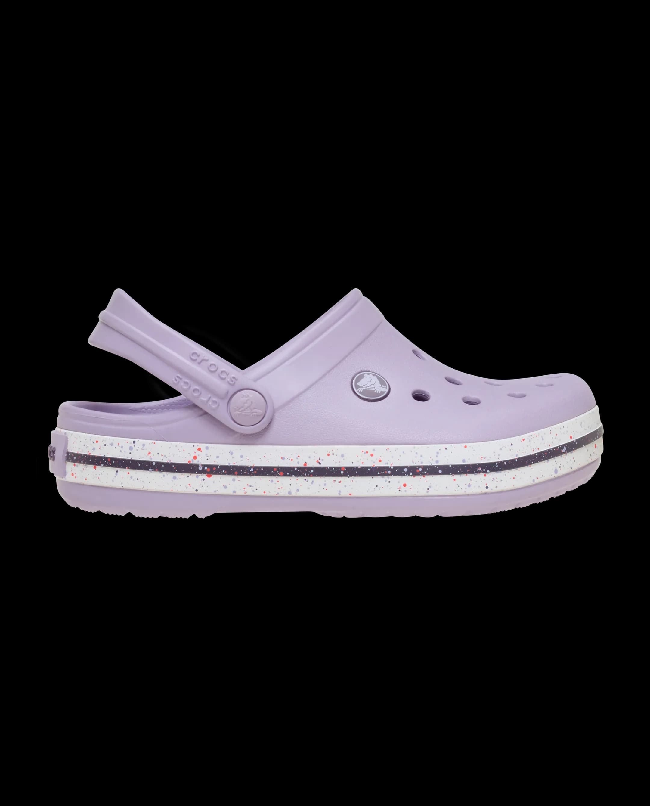 Crocs Toddlers' Crocband Speckled Band Clog Purple