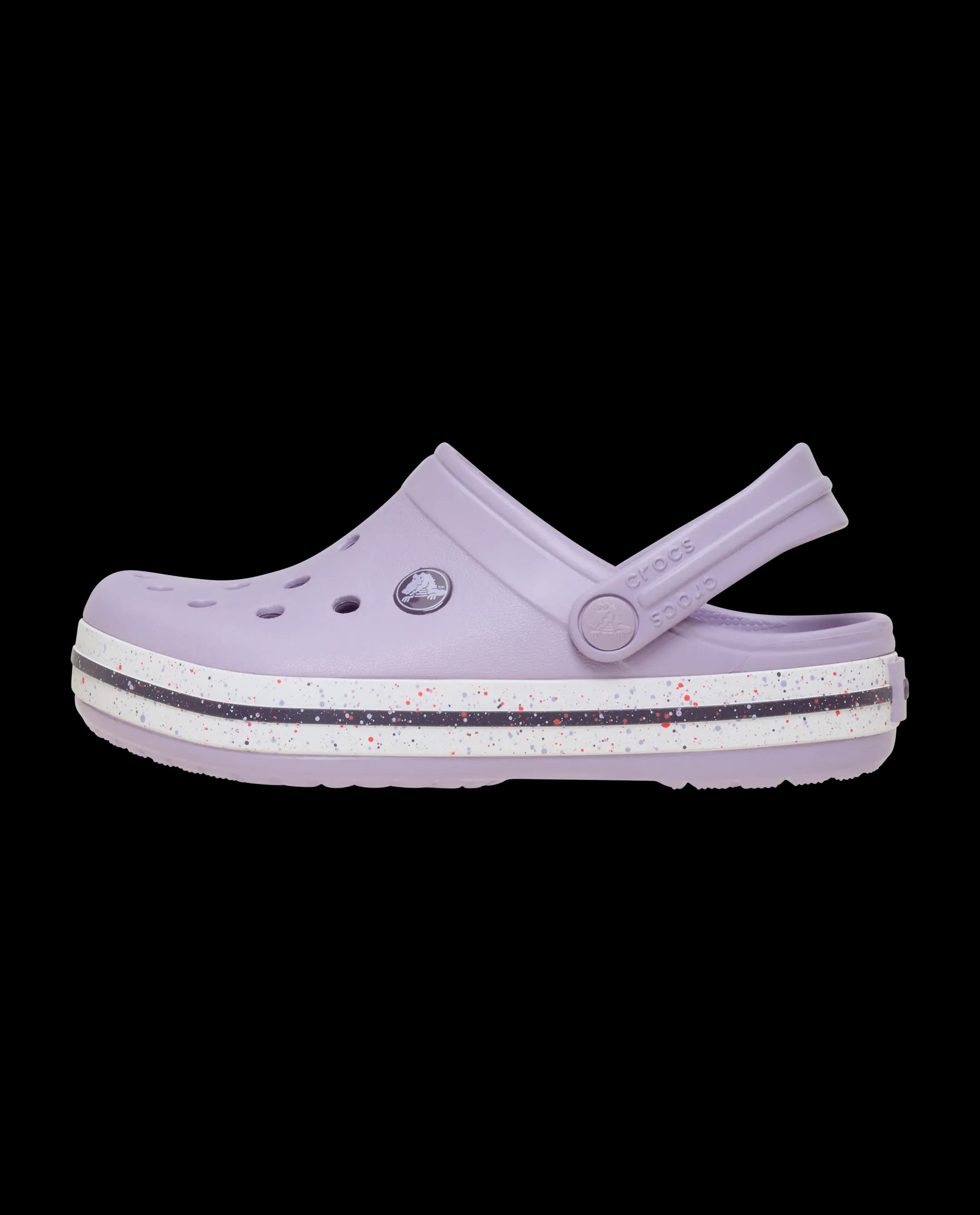 Crocs Toddlers' Crocband Speckled Band Clog Purple