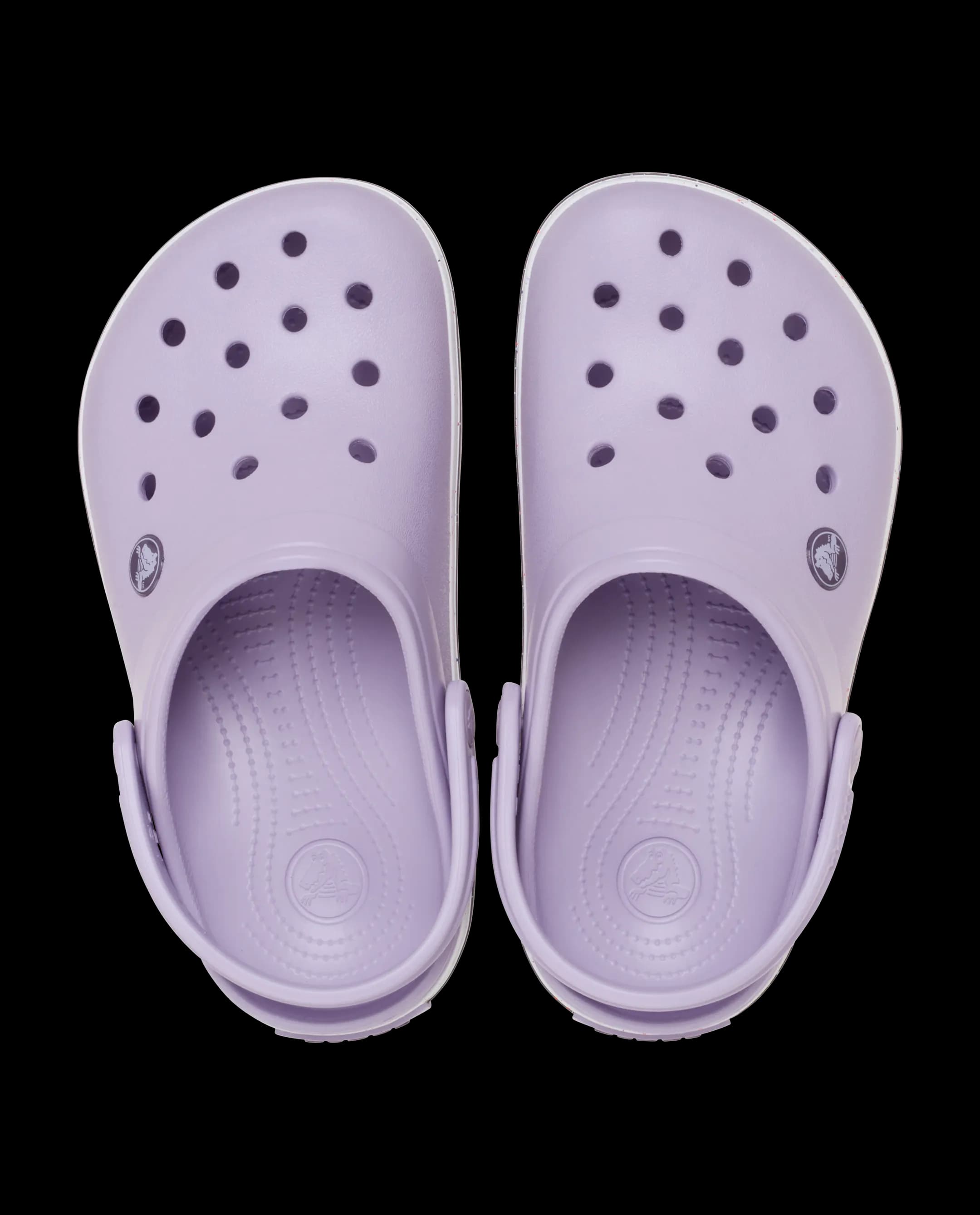 Crocs Toddlers' Crocband Speckled Band Clog Purple