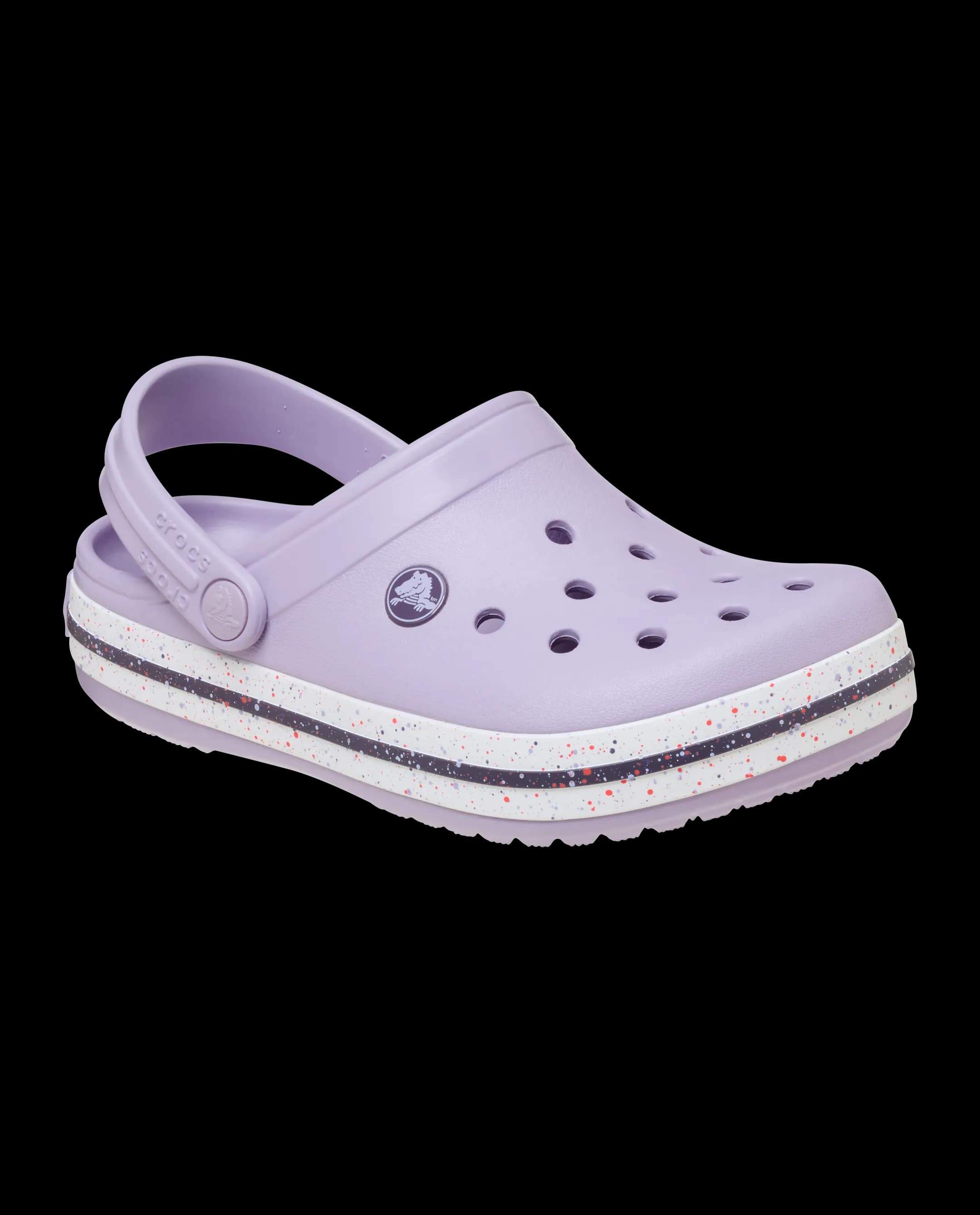 Crocs Toddlers' Crocband Speckled Band Clog Purple