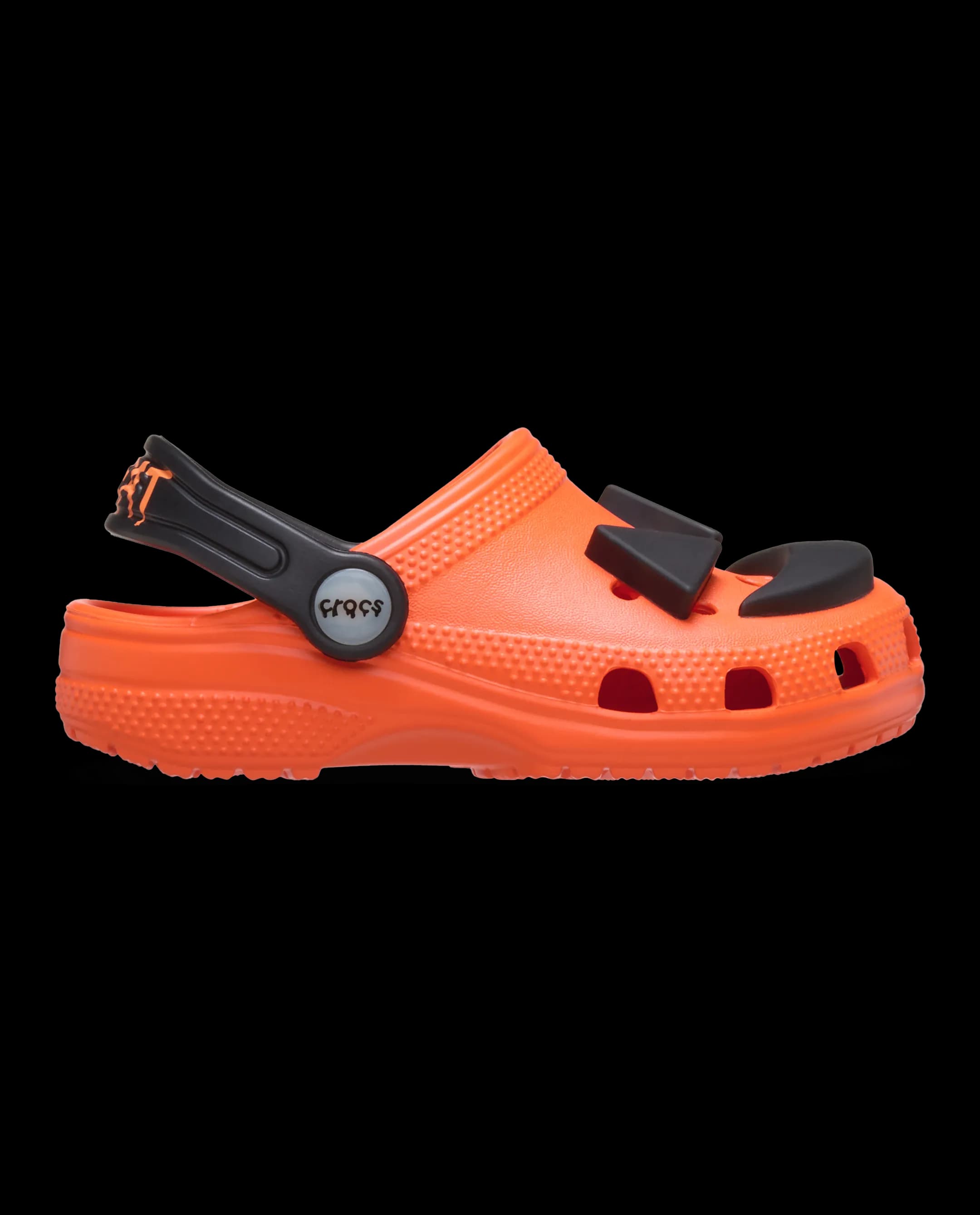Crocs Kids' Classic Jack O Lantern Lights Clog Orange