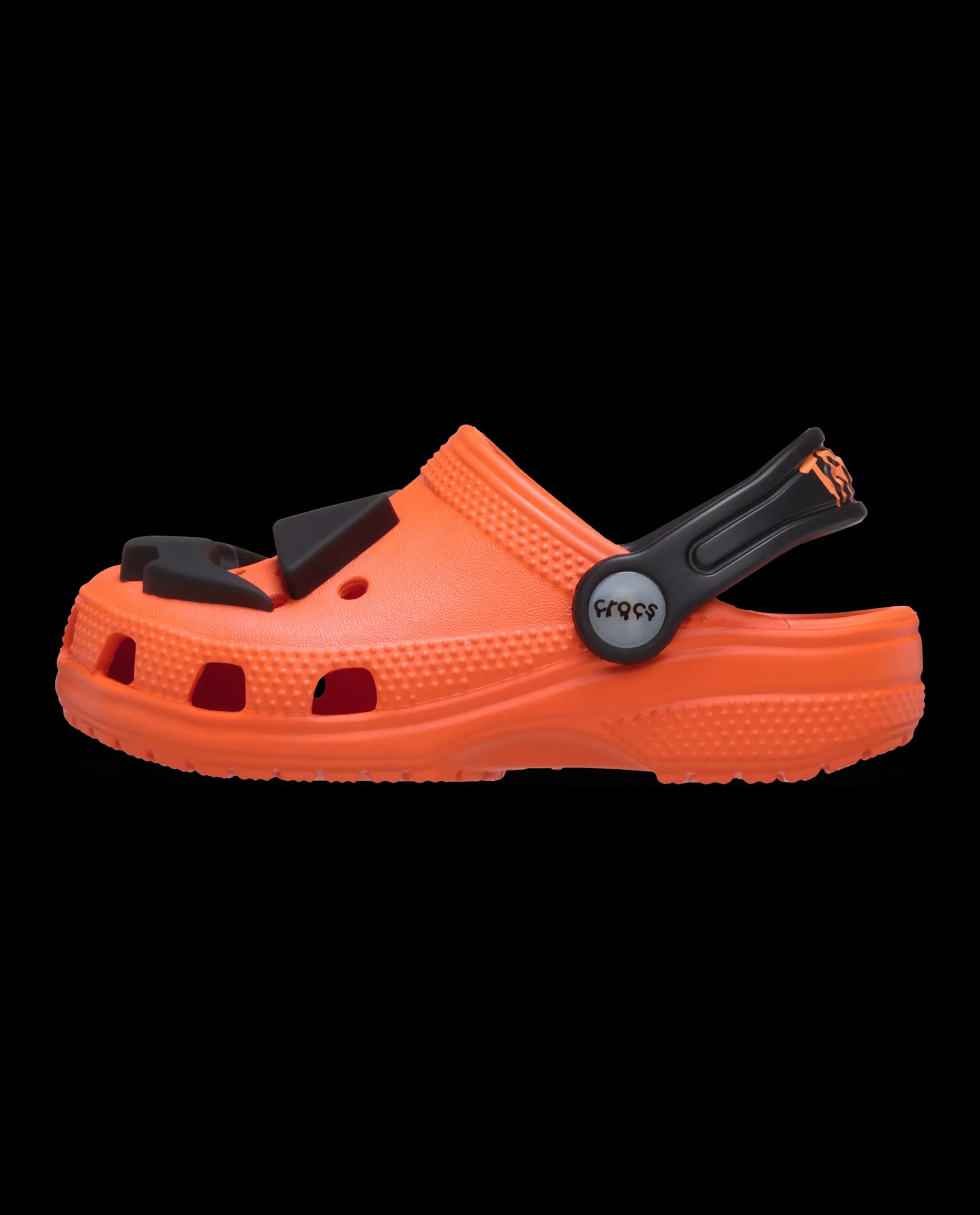 Crocs Kids' Classic Jack O Lantern Lights Clog Orange