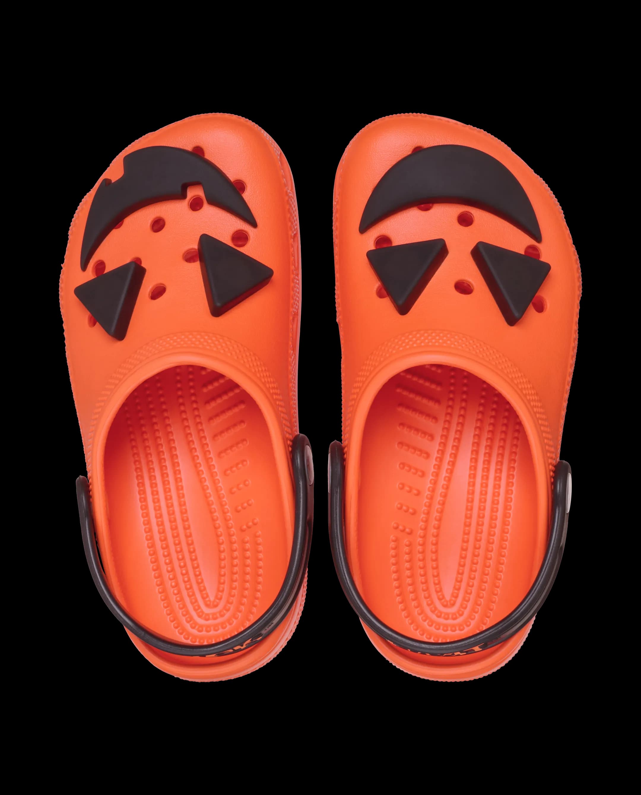 Crocs Kids' Classic Jack O Lantern Lights Clog Orange