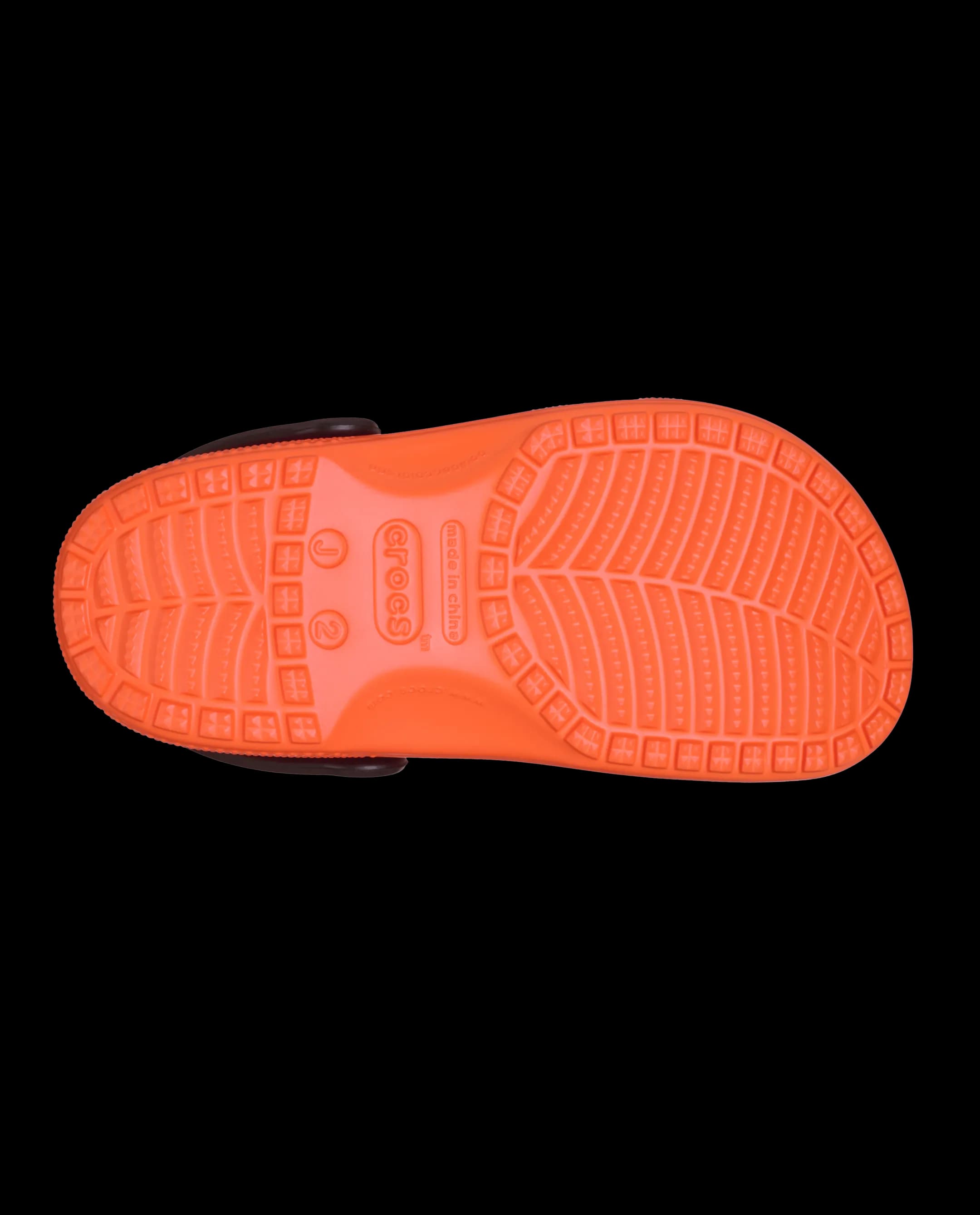Crocs Kids' Classic Jack O Lantern Lights Clog Orange