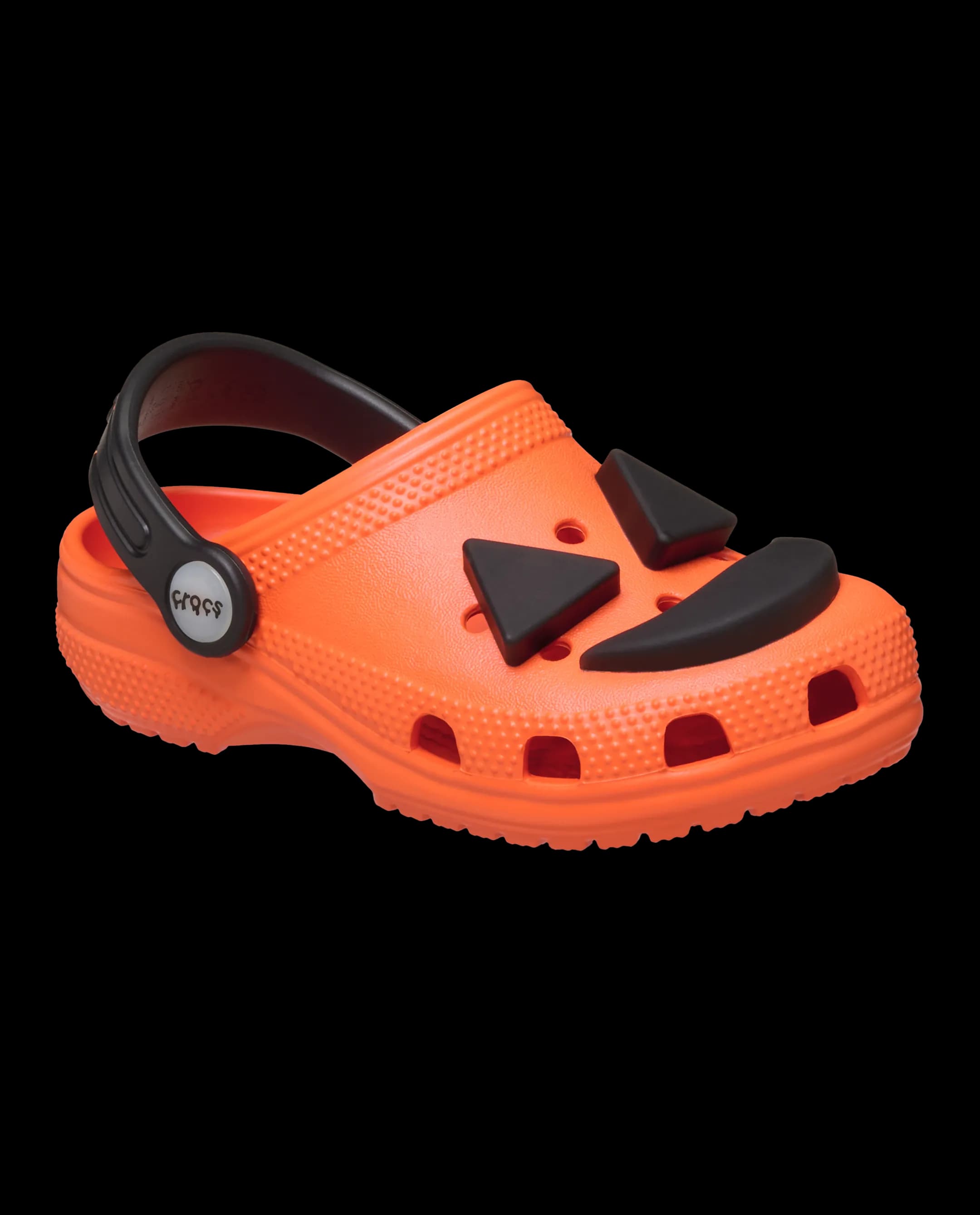 Crocs Kids' Classic Jack O Lantern Lights Clog Orange