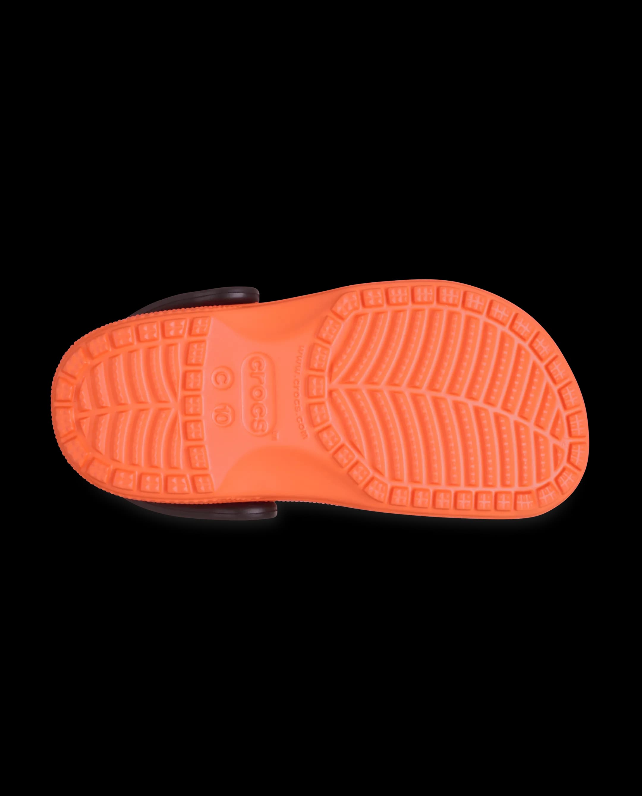 Crocs Toddlers' Classic Jack O Lantern Lights Clog Orange