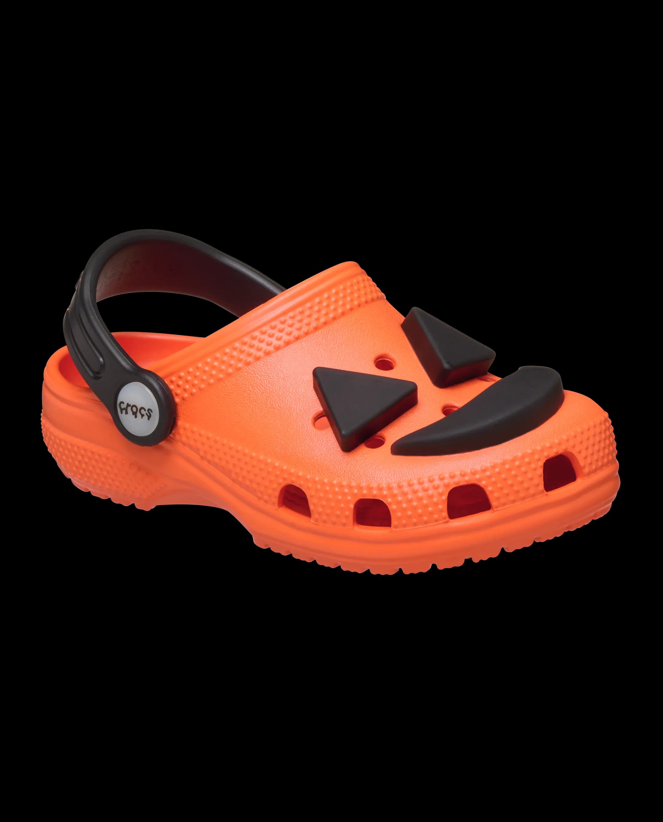 Crocs Toddlers' Classic Jack O Lantern Lights Clog Orange