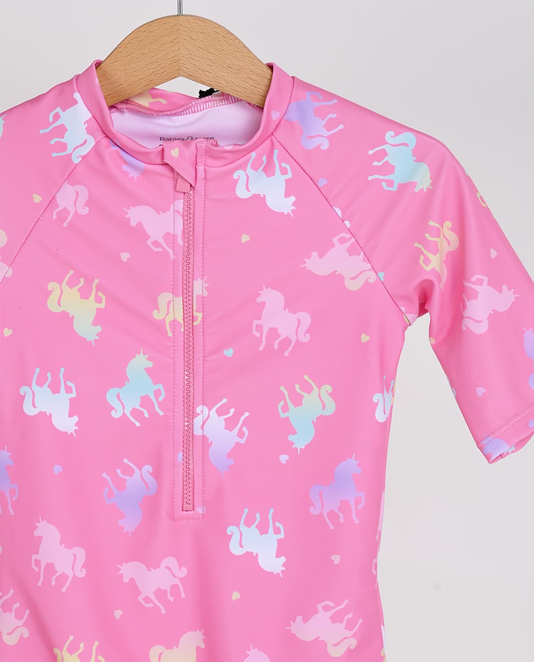 Babies and More Multicolor Unicorn Print Swimsuit - Blue