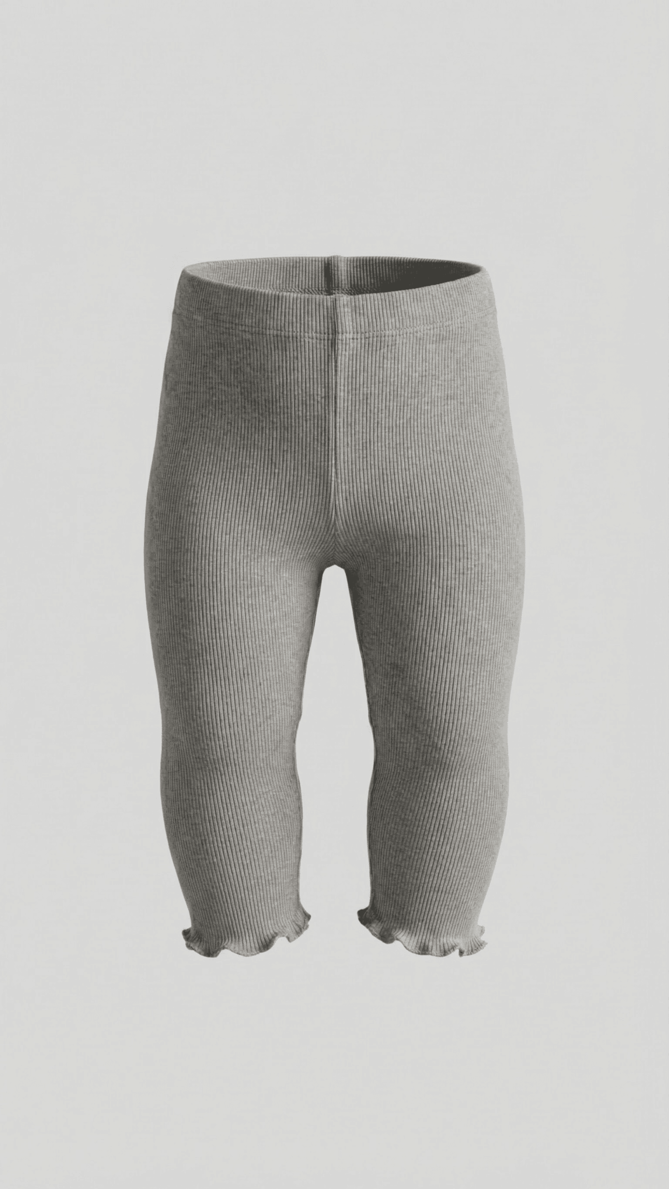 Pack of 3 Ribbed Elastic Waist Leggings