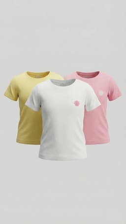 Pack of 3 Printed Short Sleeves T-Shirts