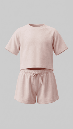 Babies and More Shorts Co-Ord Set - Cream