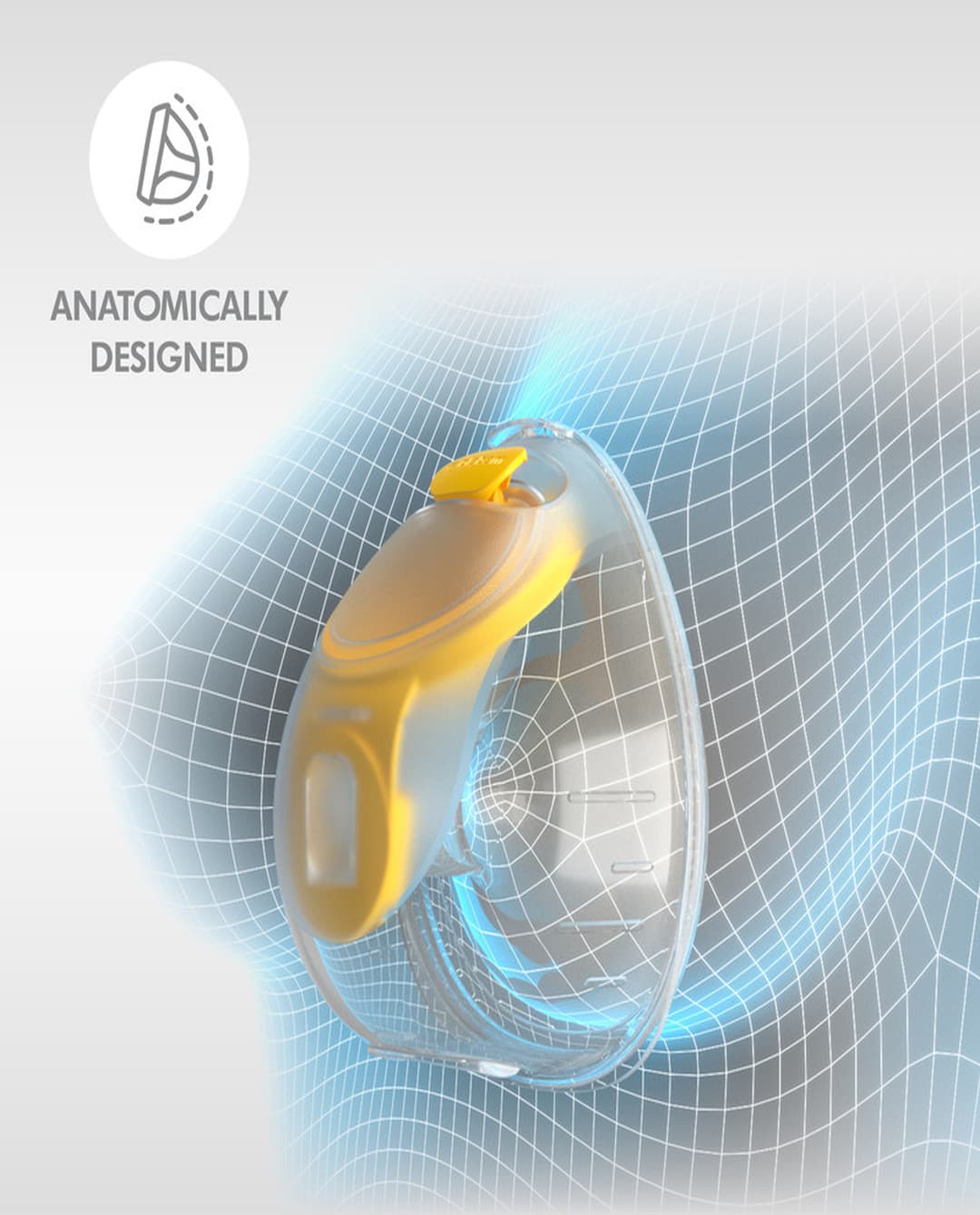 Medela - Freestyle Hands-Free Double Electric Breast Pump - Transparent