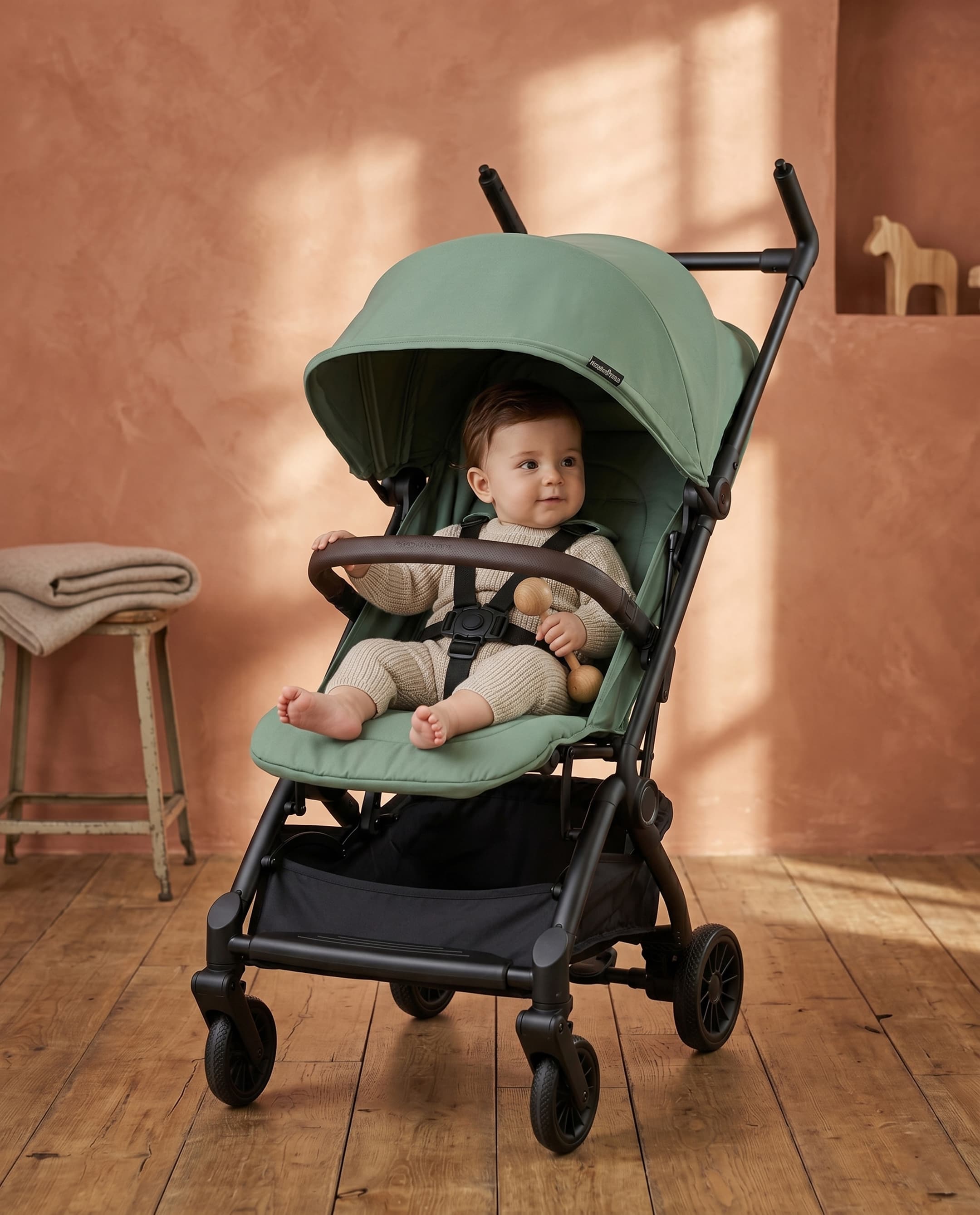 Babies & more Asher Baby Stroller Green
