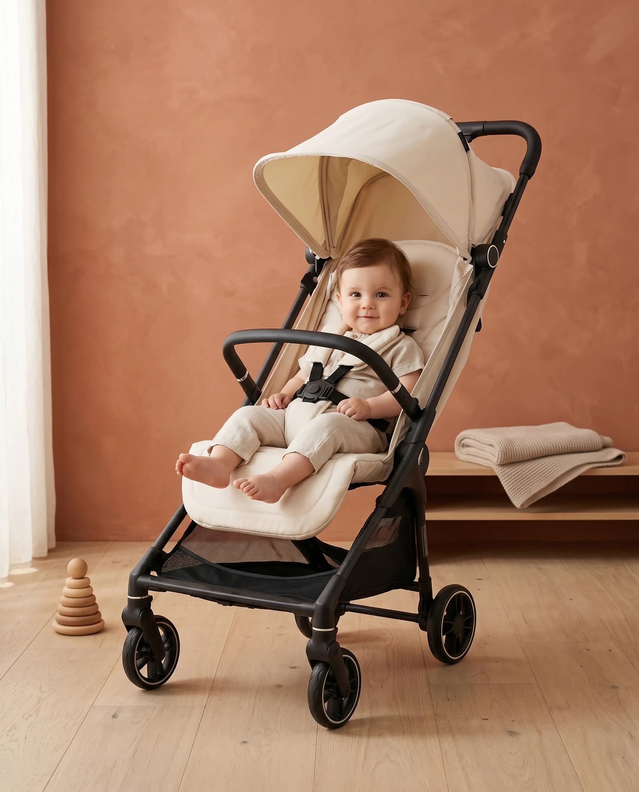 Babies & more Carbon Compact Stroller