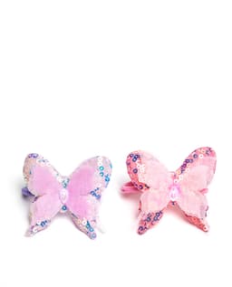 Butterfly Hair Elastic Set of 2 - 1