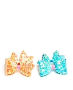 Bow Hair Elastic Set of 2 - 2