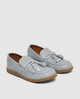 Loafers with tussels - Grey - 27