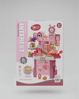 Kitchen Set with Light and Music 56 Pcs