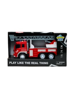 1:16 Friction Fire Truck with Light & Sound Red