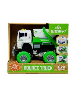 1:20 Bouncing Transformed Truck Friction with Light & Sound Green