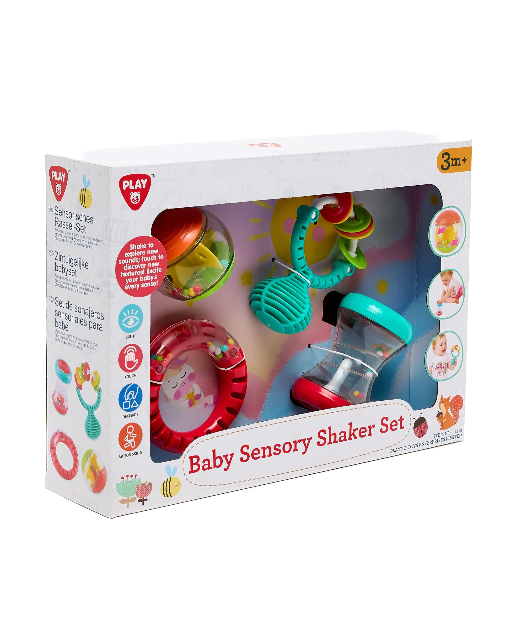 Babies & more Attractive and engaging Cancel - Baby Sensory Shaker SET for kids - Multicolor