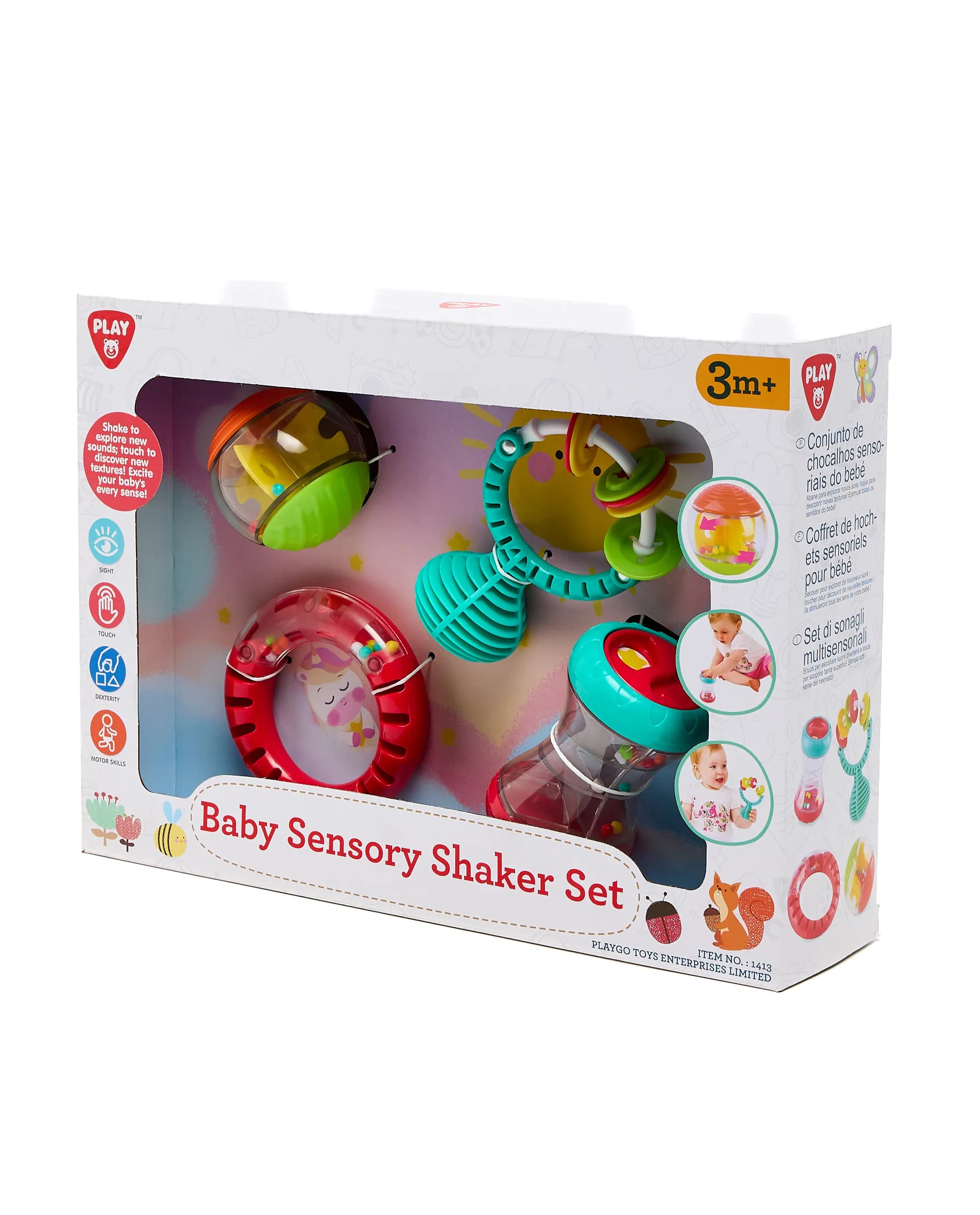 Babies & more Attractive and engaging Cancel - Baby Sensory Shaker SET for kids - Multicolor