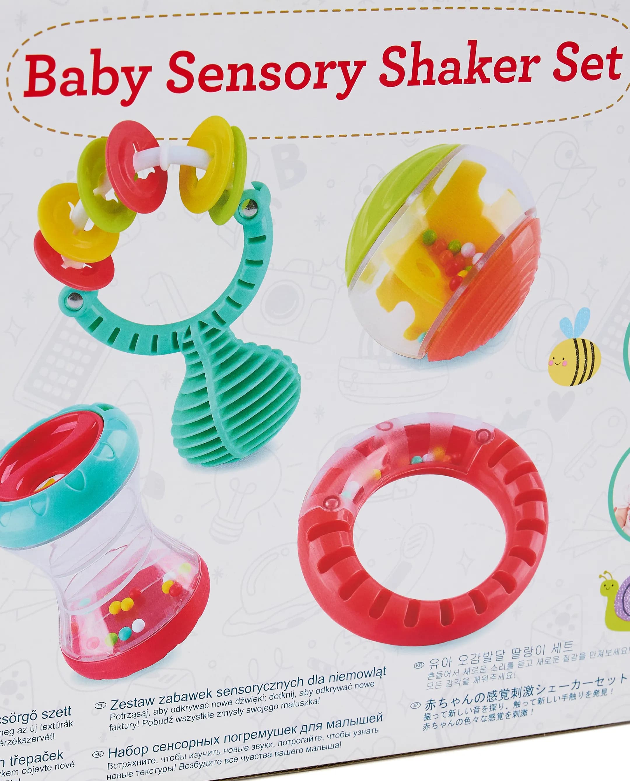 Babies & more Attractive and engaging Cancel - Baby Sensory Shaker SET for kids - Multicolor