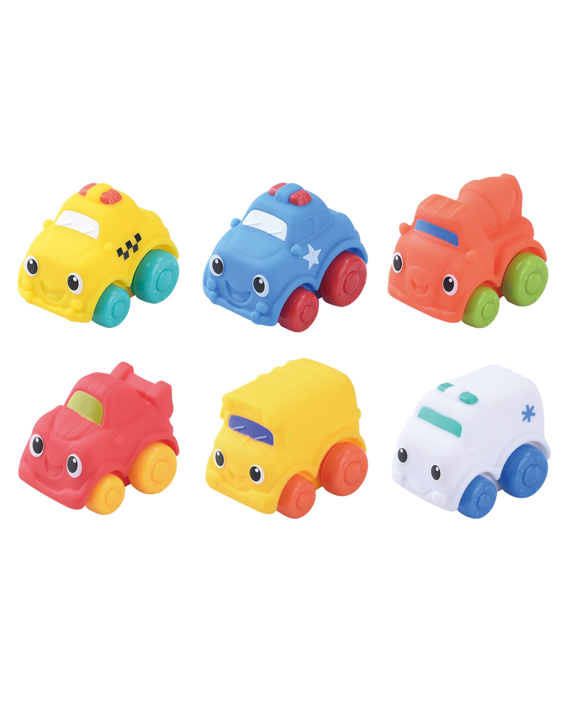 Play-Go First Traffic Fleet Vehicle Playset