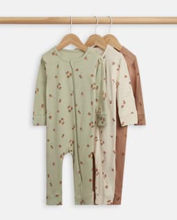 Babies and More - Pack of 3 Sleepsuits - Multi