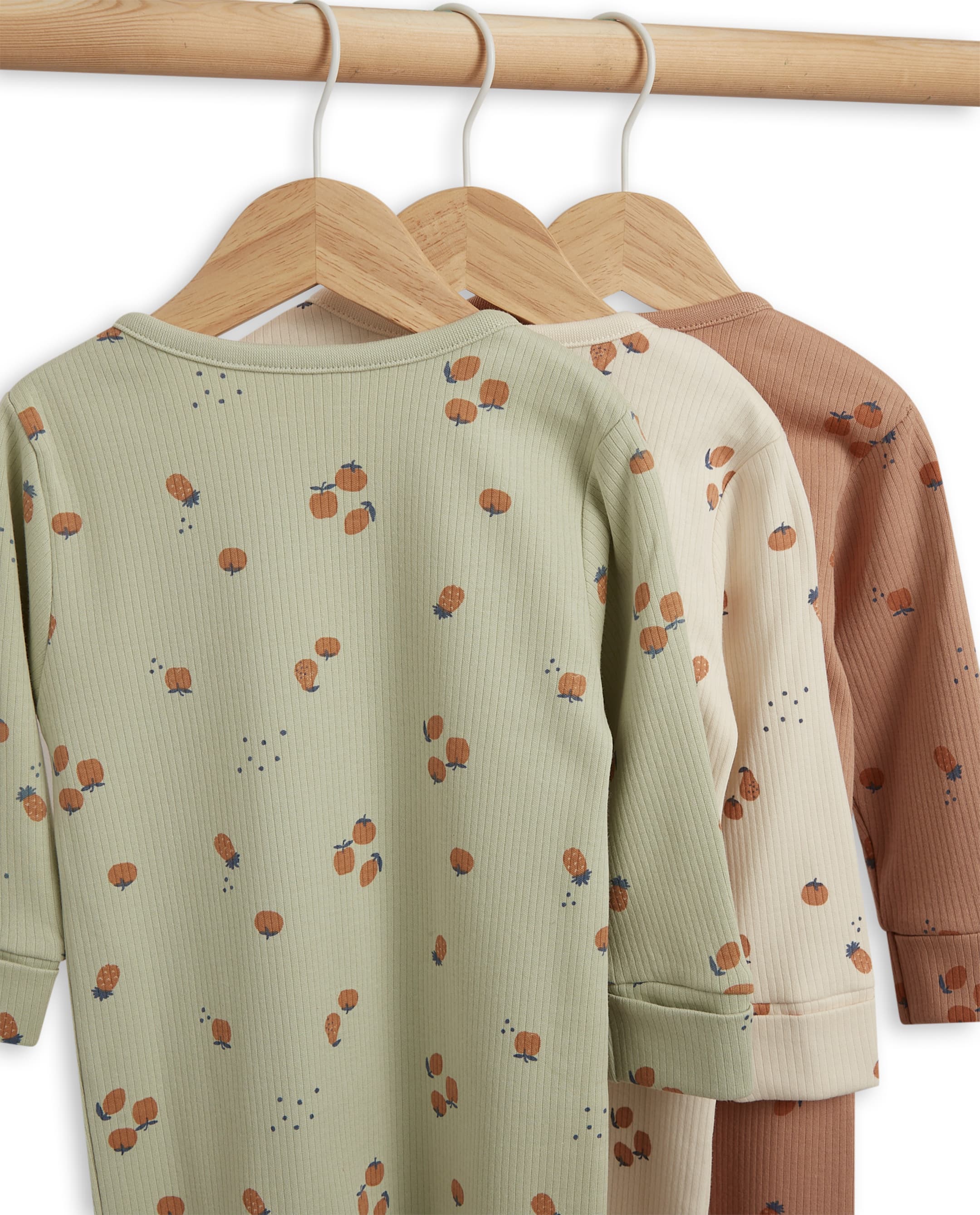 Babies and More - Pack of 3 Sleepsuits - Multi