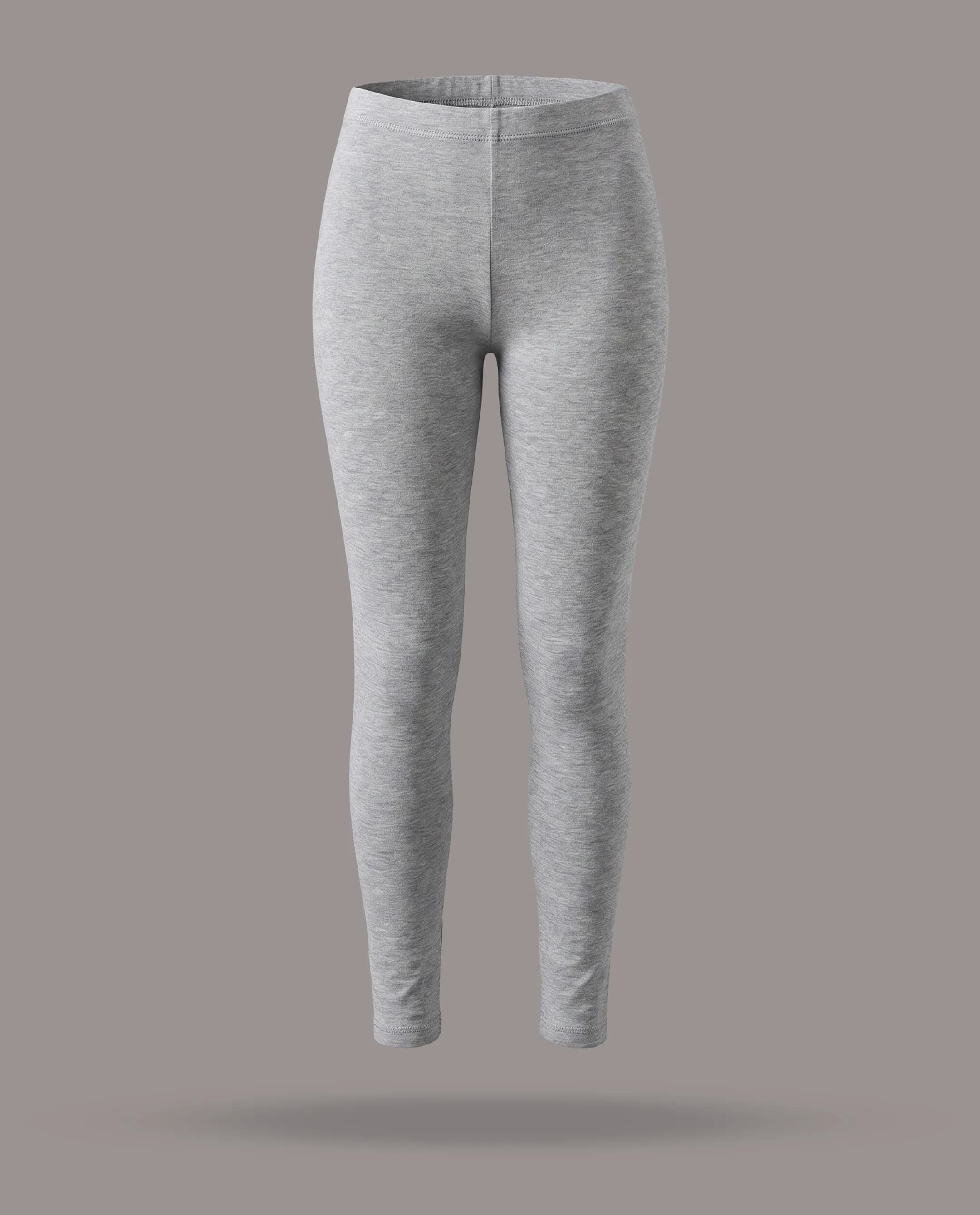 Textured Leggings with Elastic Waist