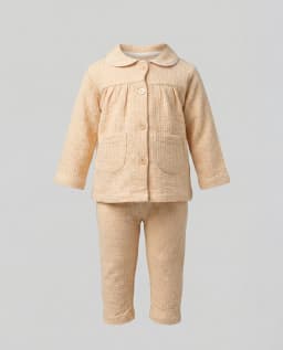Babies & more Long Sleeves Collar Front‑Open Pyjama Set 