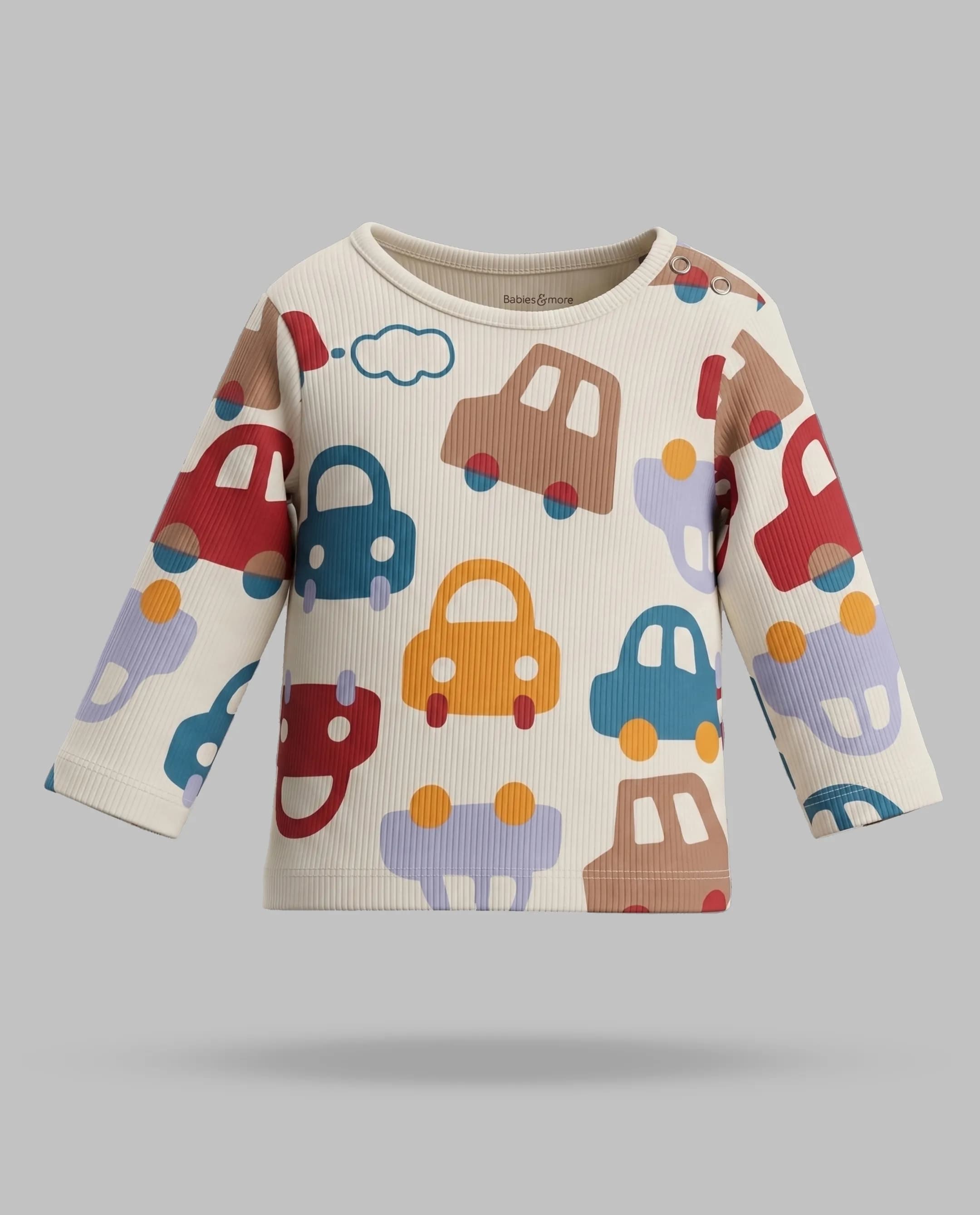 Printed Long Sleeves Pyjama Set