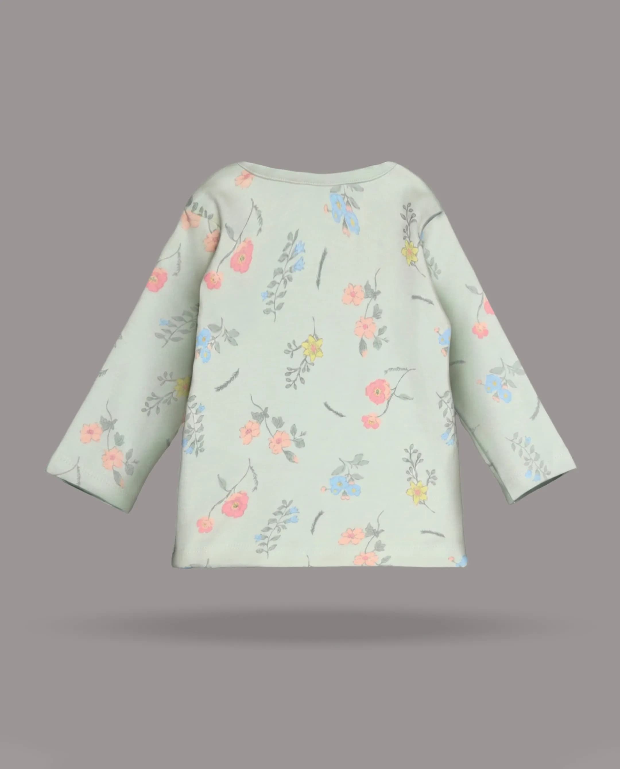 Printed Long Sleeves Pyjama Set