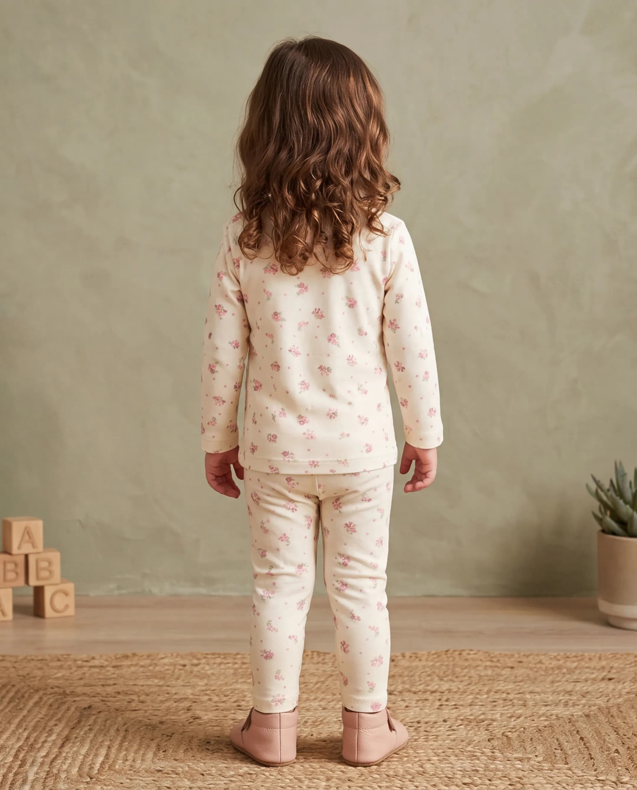 Printed Long Sleeves Pyjama Set