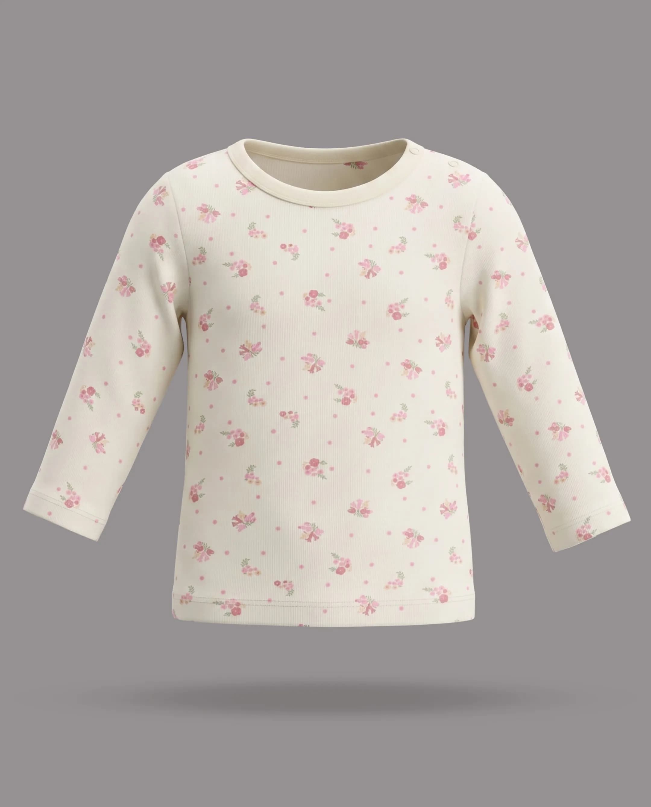 Printed Long Sleeves Pyjama Set