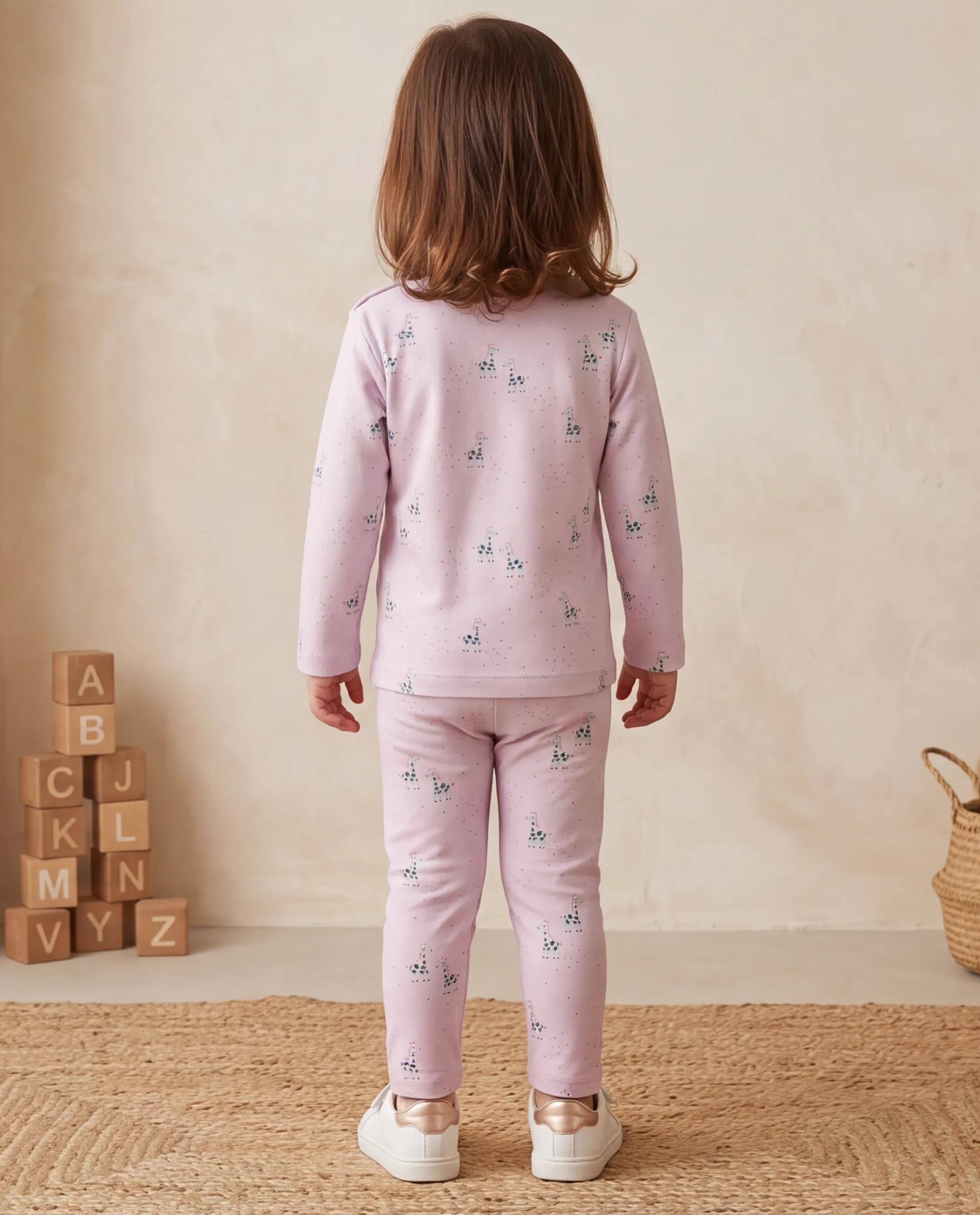 Printed Long Sleeves Pyjama Set