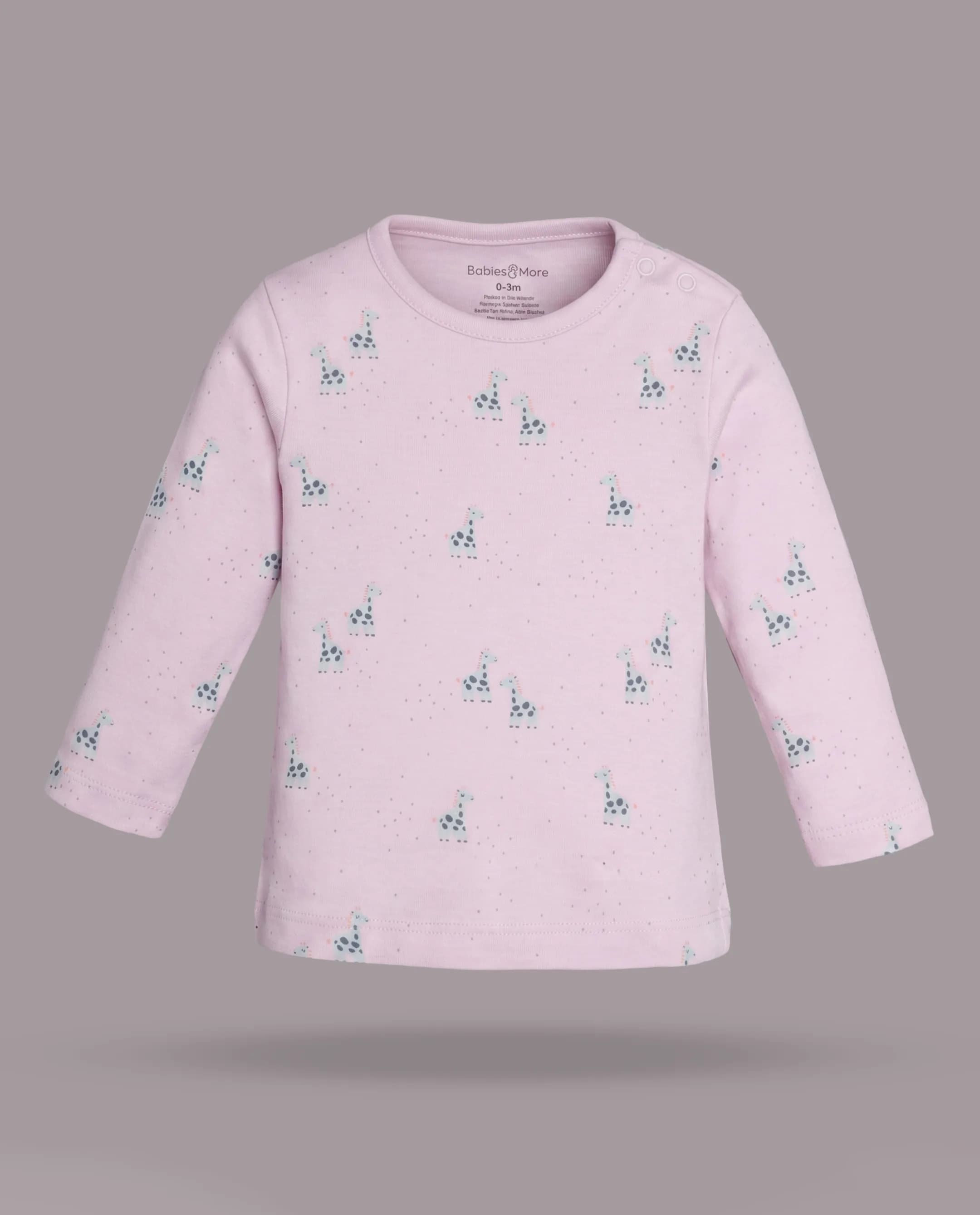 Printed Long Sleeves Pyjama Set