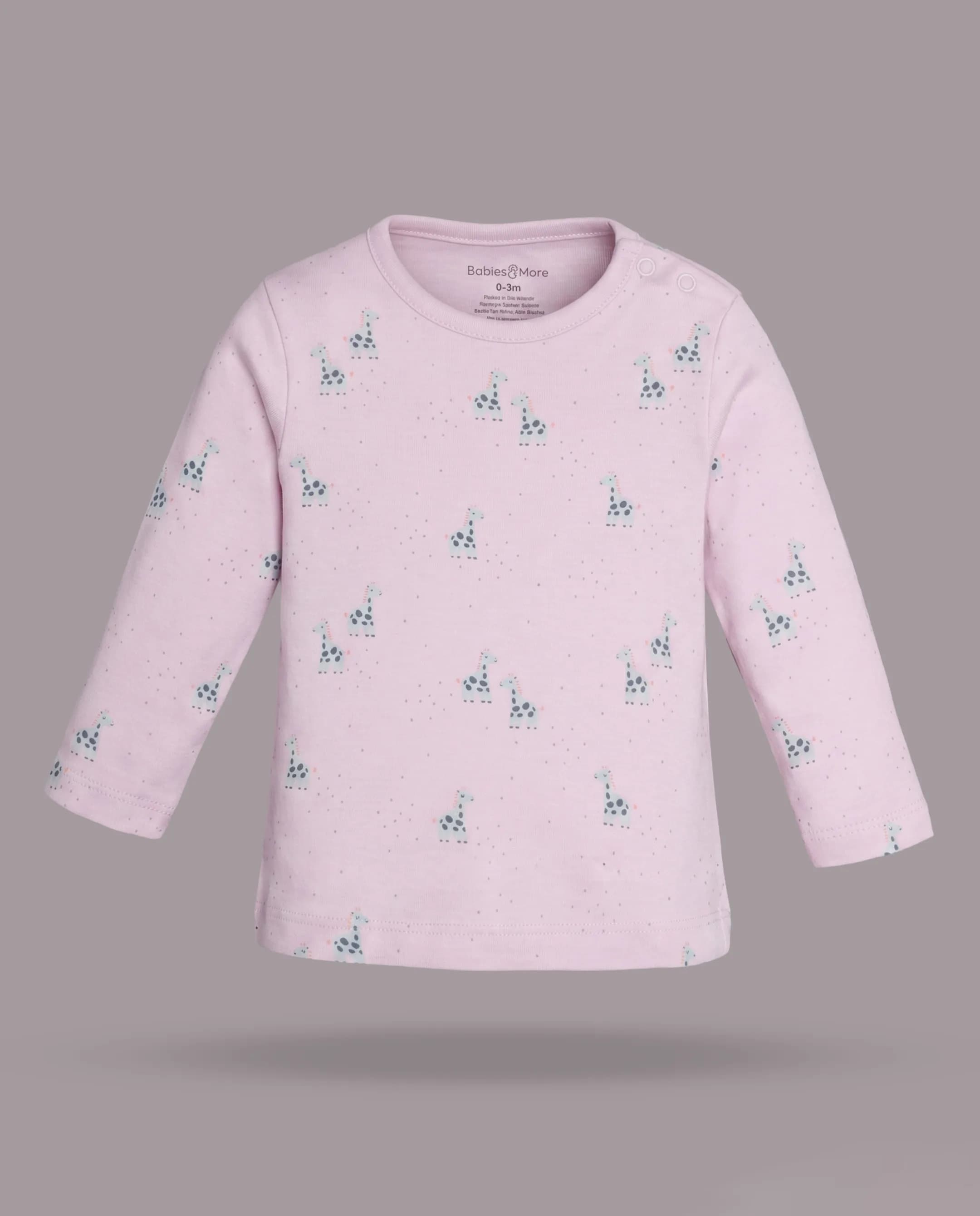 Printed Long Sleeves Pyjama Set