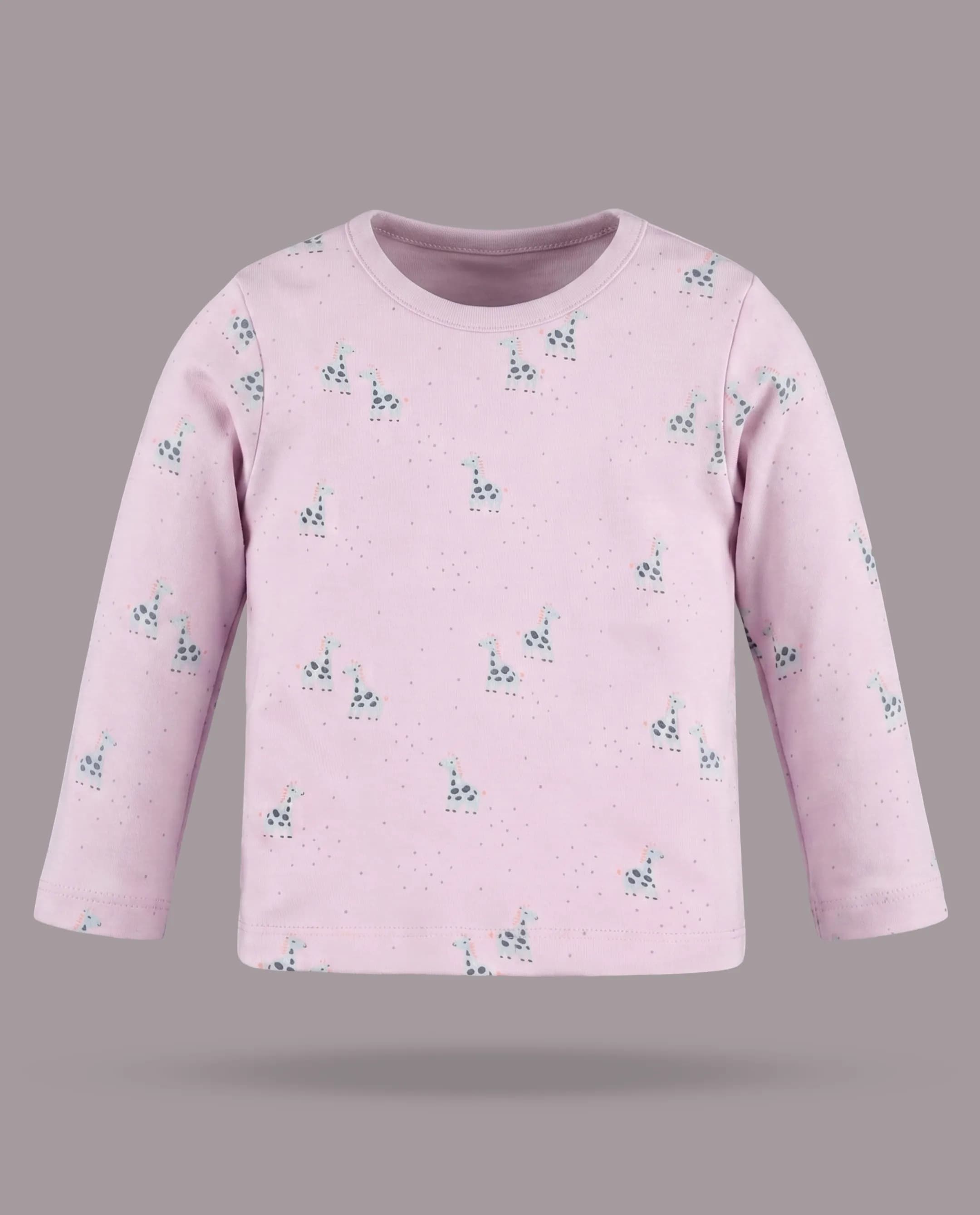 Printed Long Sleeves Pyjama Set
