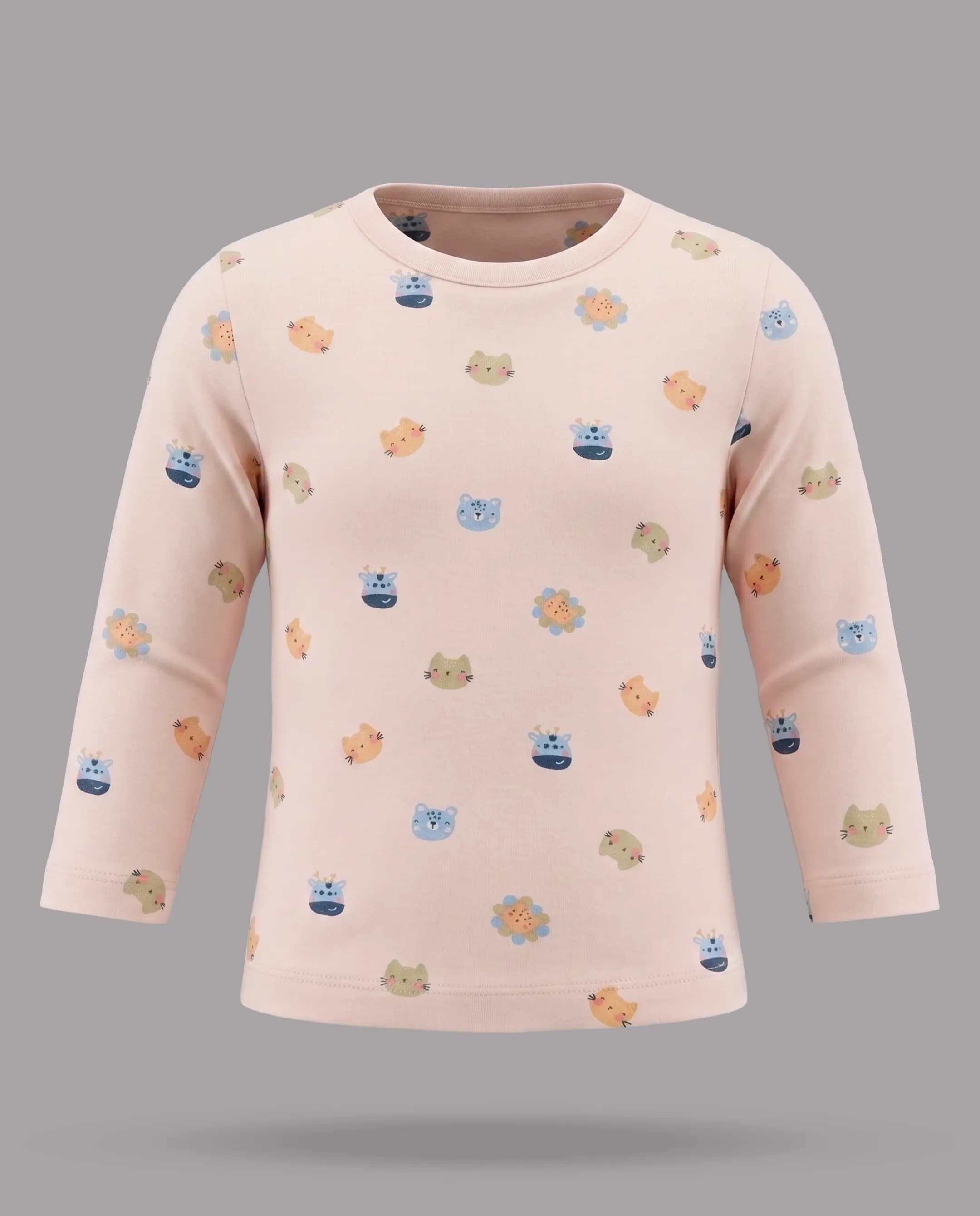Printed Long Sleeves Pyjama Set