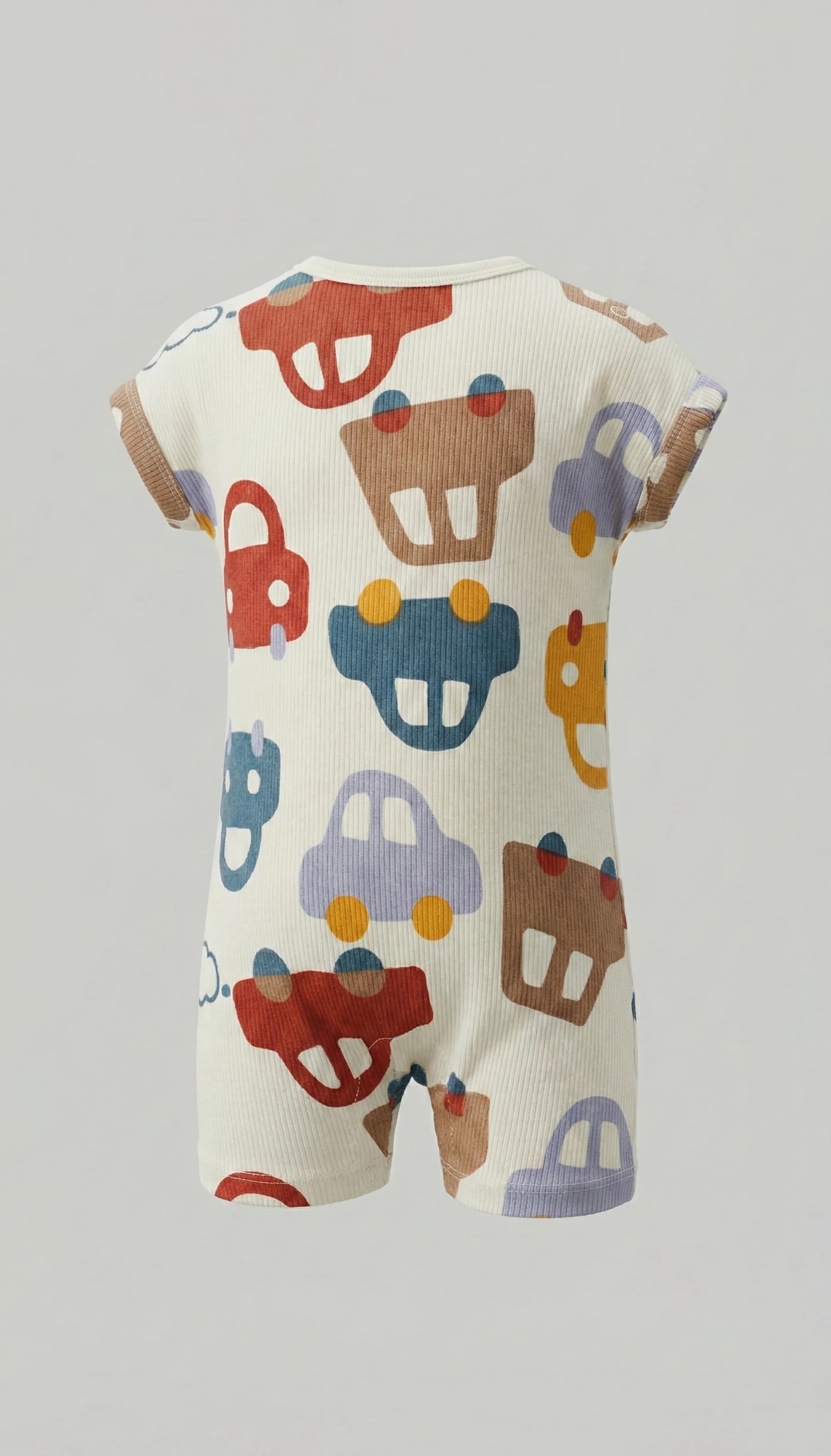 Babies and More 3-Pack Short Sleeve Rompers - Multi
