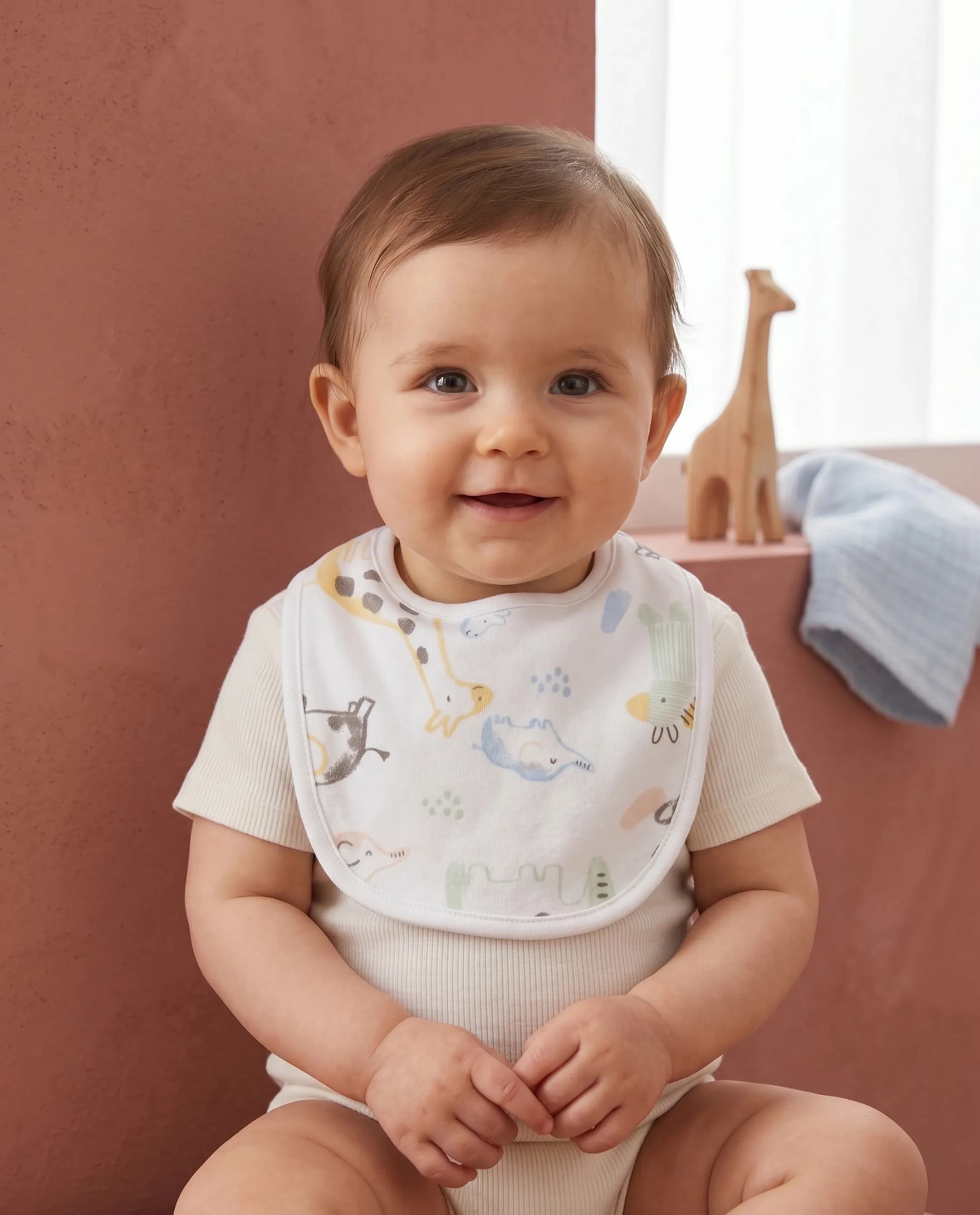 3 Pack Printed Bibs
