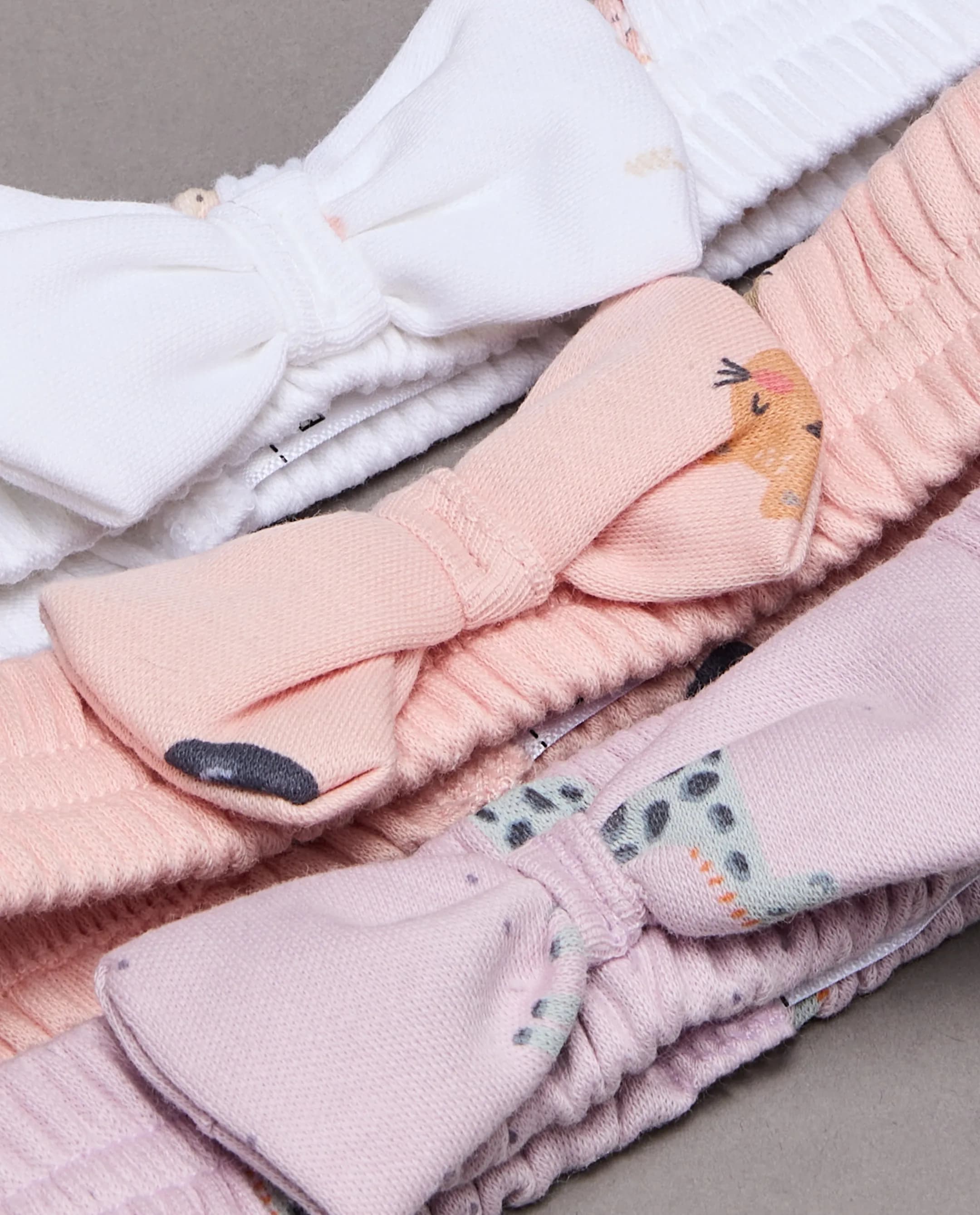 3 Pack Bow Headbands
