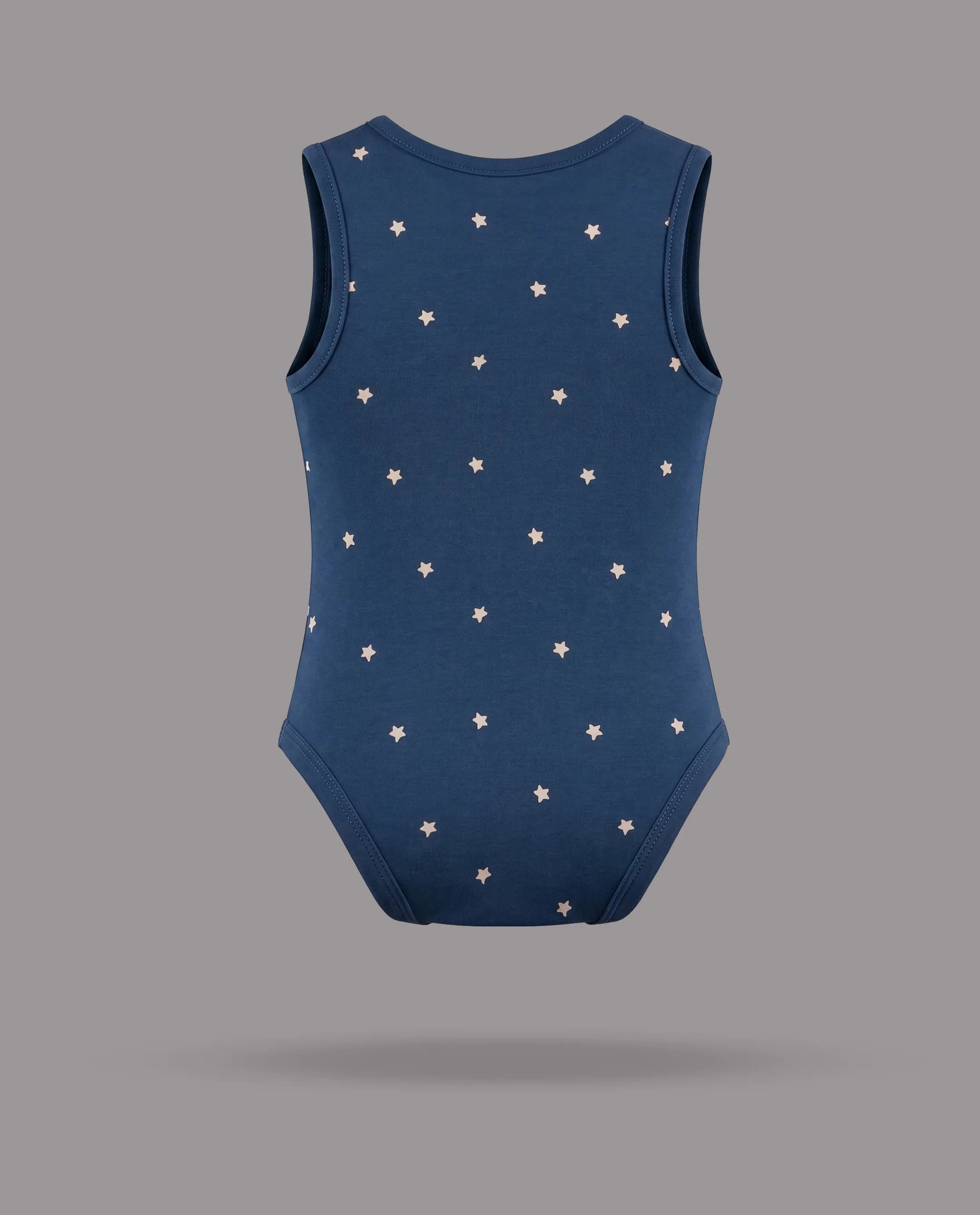 5 Pack Printed Sleeveless Bodysuits
