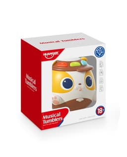 Haunger Baby Tumbler Toy With Light & Music - Multicolor