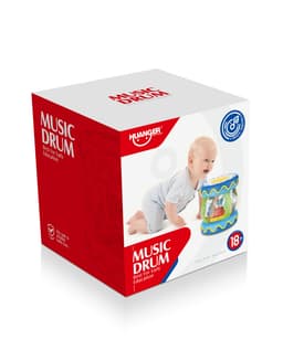 Haunger Pink Musical Drum - Multicolor